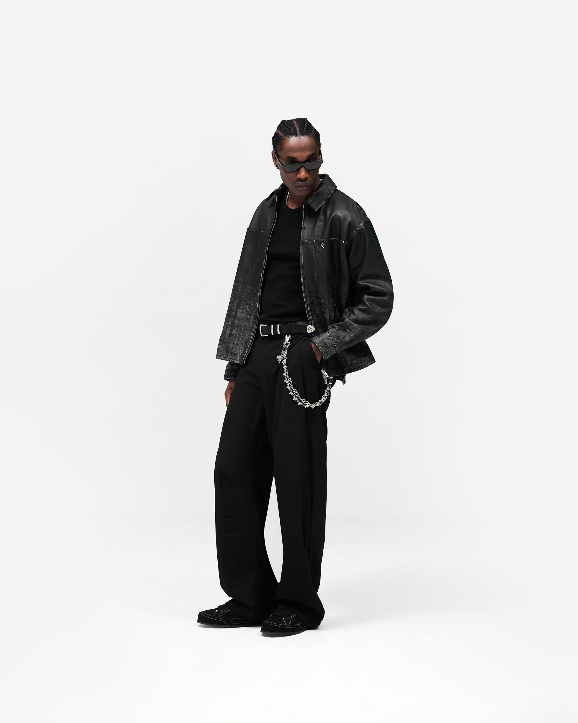 Rodeo Leather Jacket - Jet Black