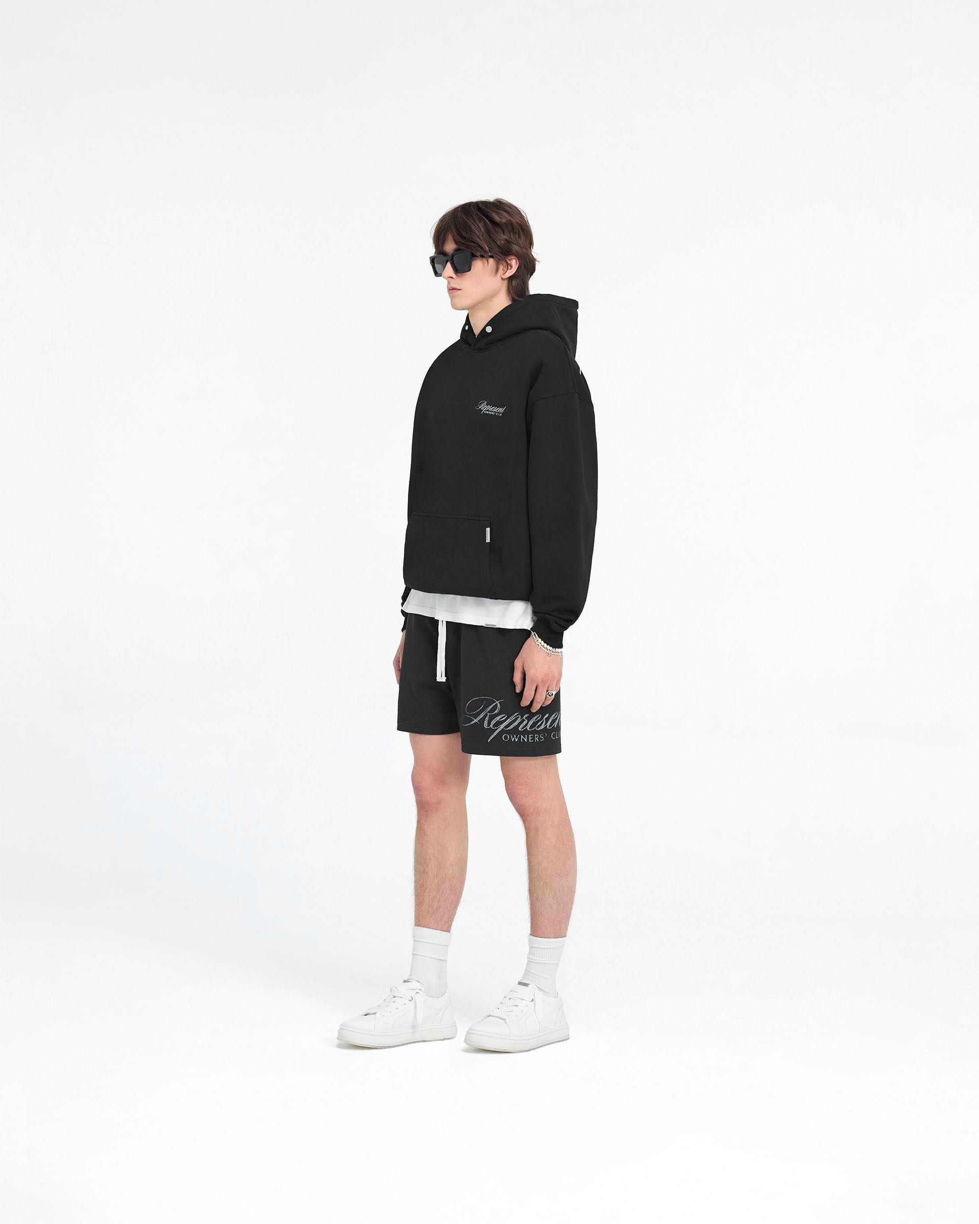 Represent Owners Club Script Hoodie - Negro