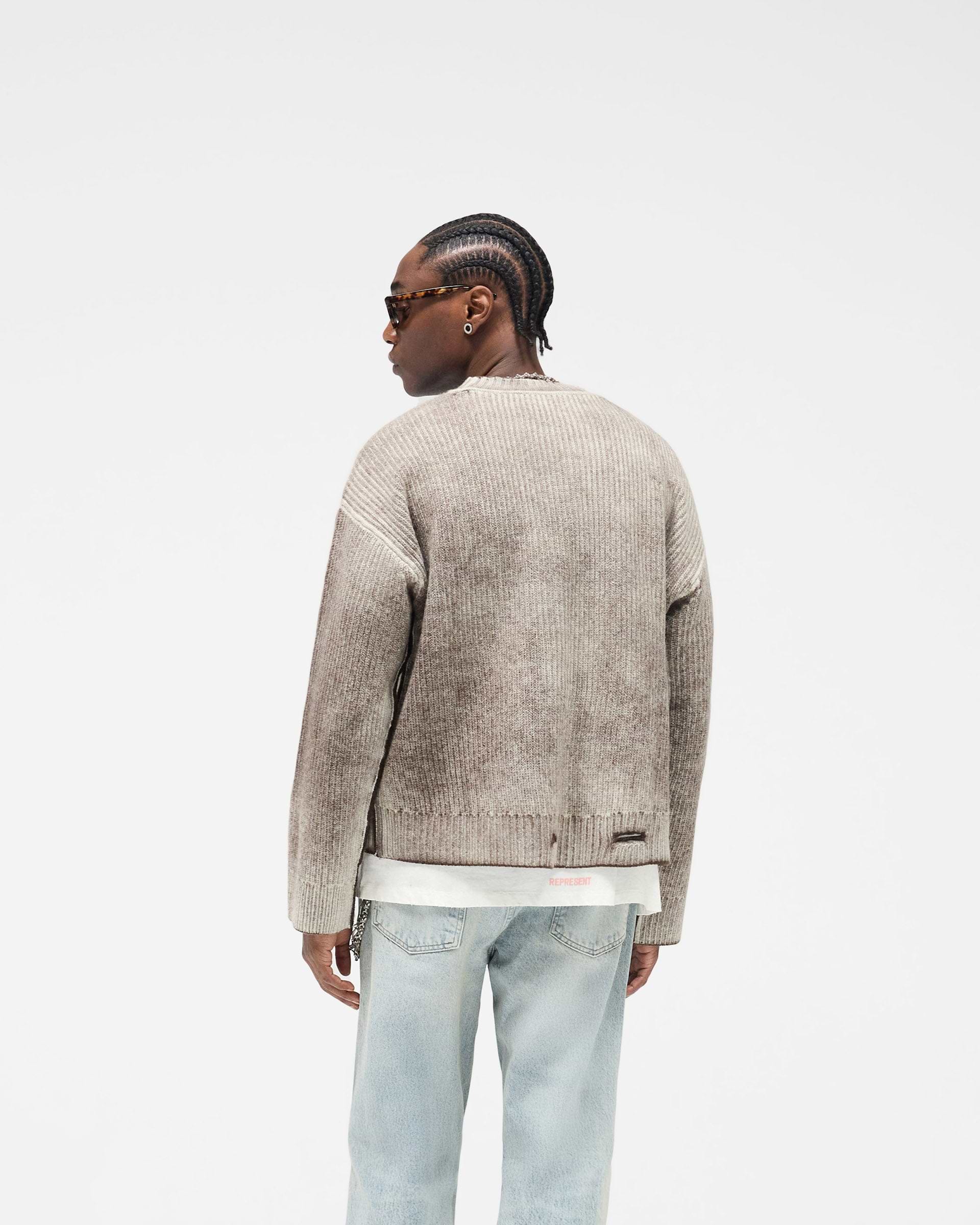 Reversible Fade Out Sweater - Nero
