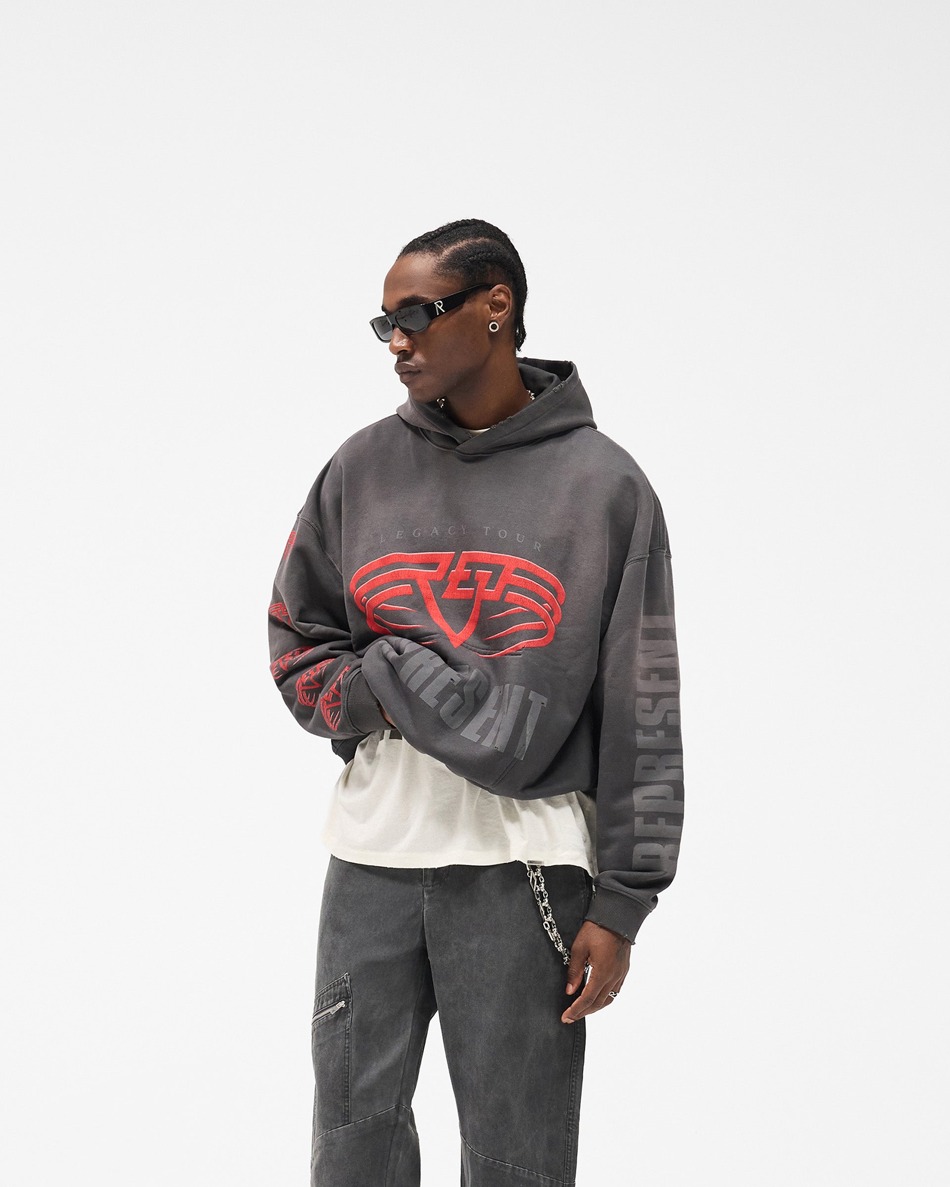 Reversible Living Legacy Tour Hoodie - Sun Fade Grey