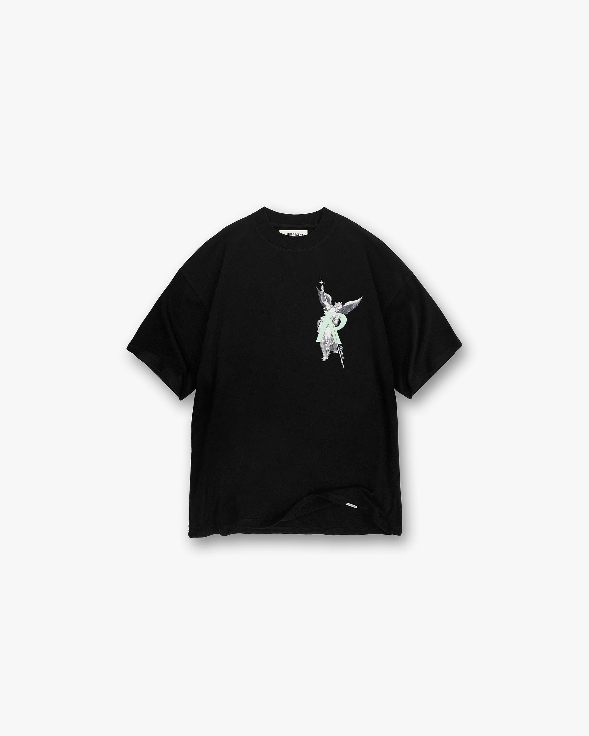 Archangel Initial T-Shirt - Tiefschwarz
