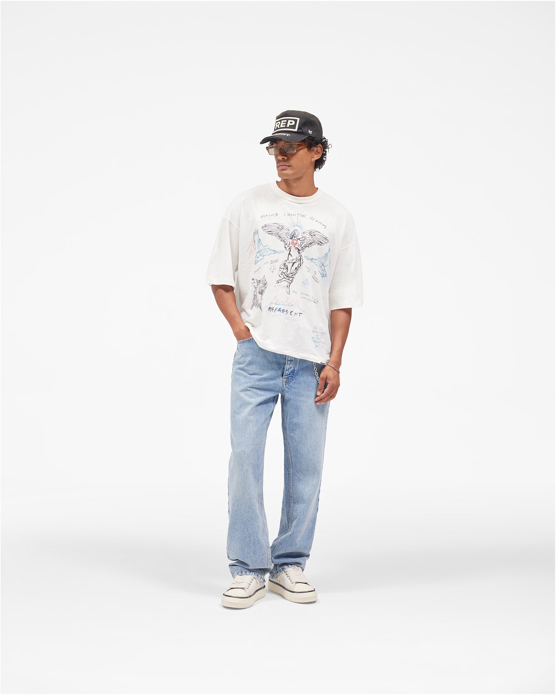 Heavier Than The Heavens T-Shirt - Antique White