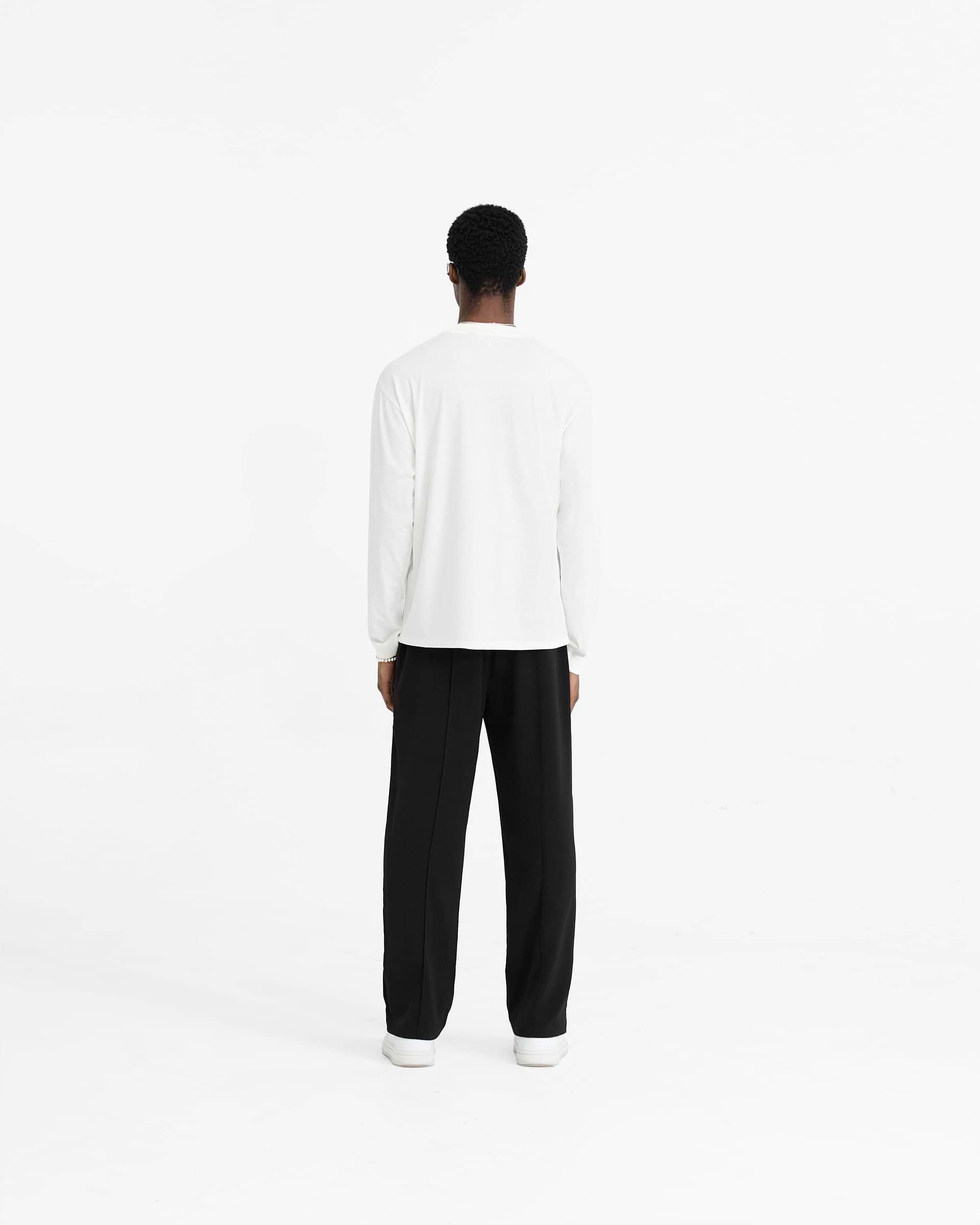 Initial Long Sleeve T-Shirt - Cremeweiss