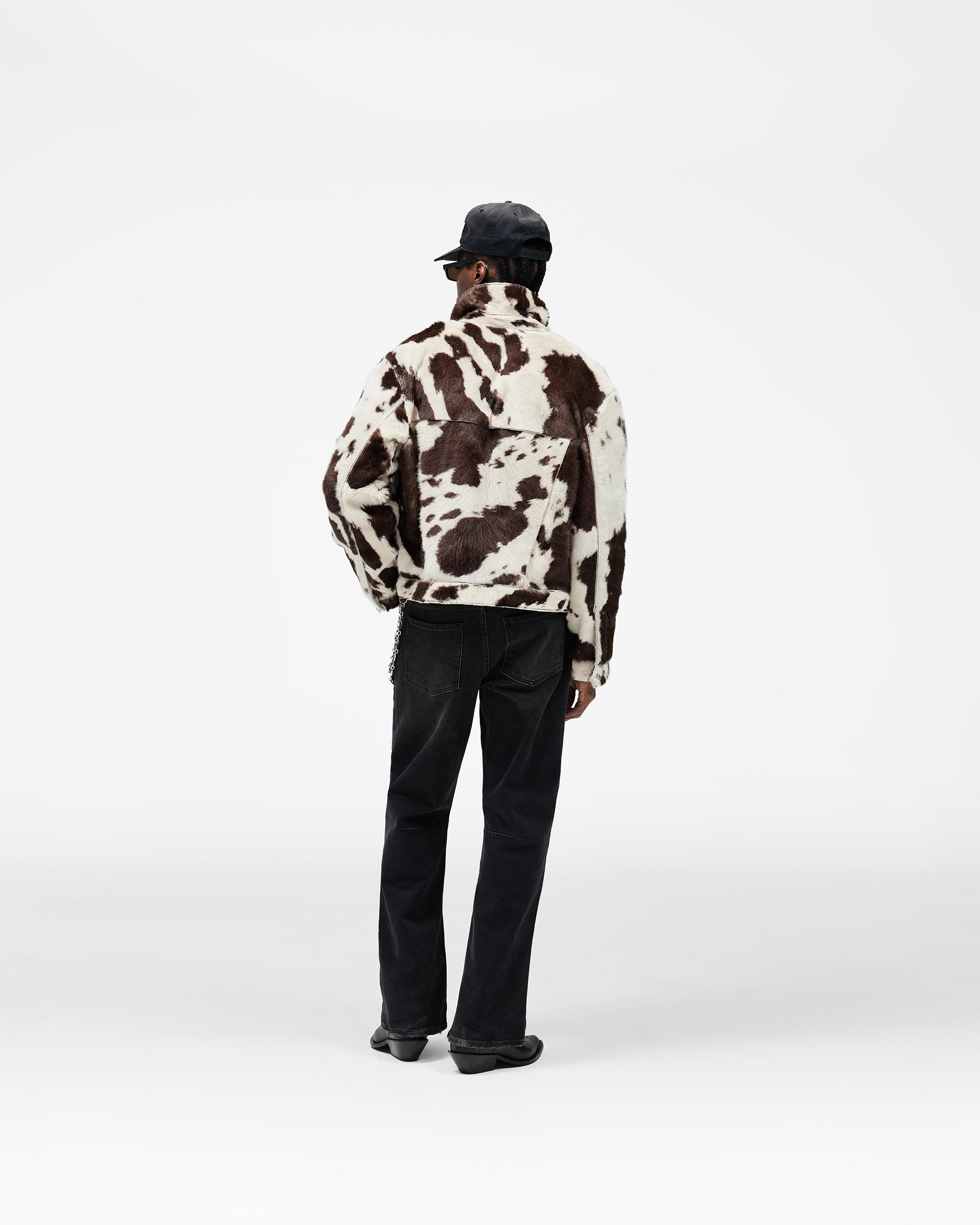 Cowhide Trucker Jacket - Multi