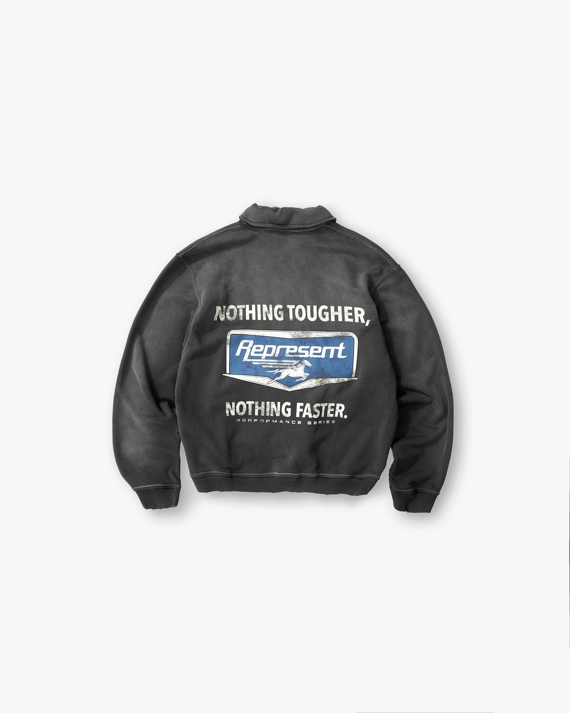 Nothing Faster Quarter Zip Sweatshirt - Stained Black