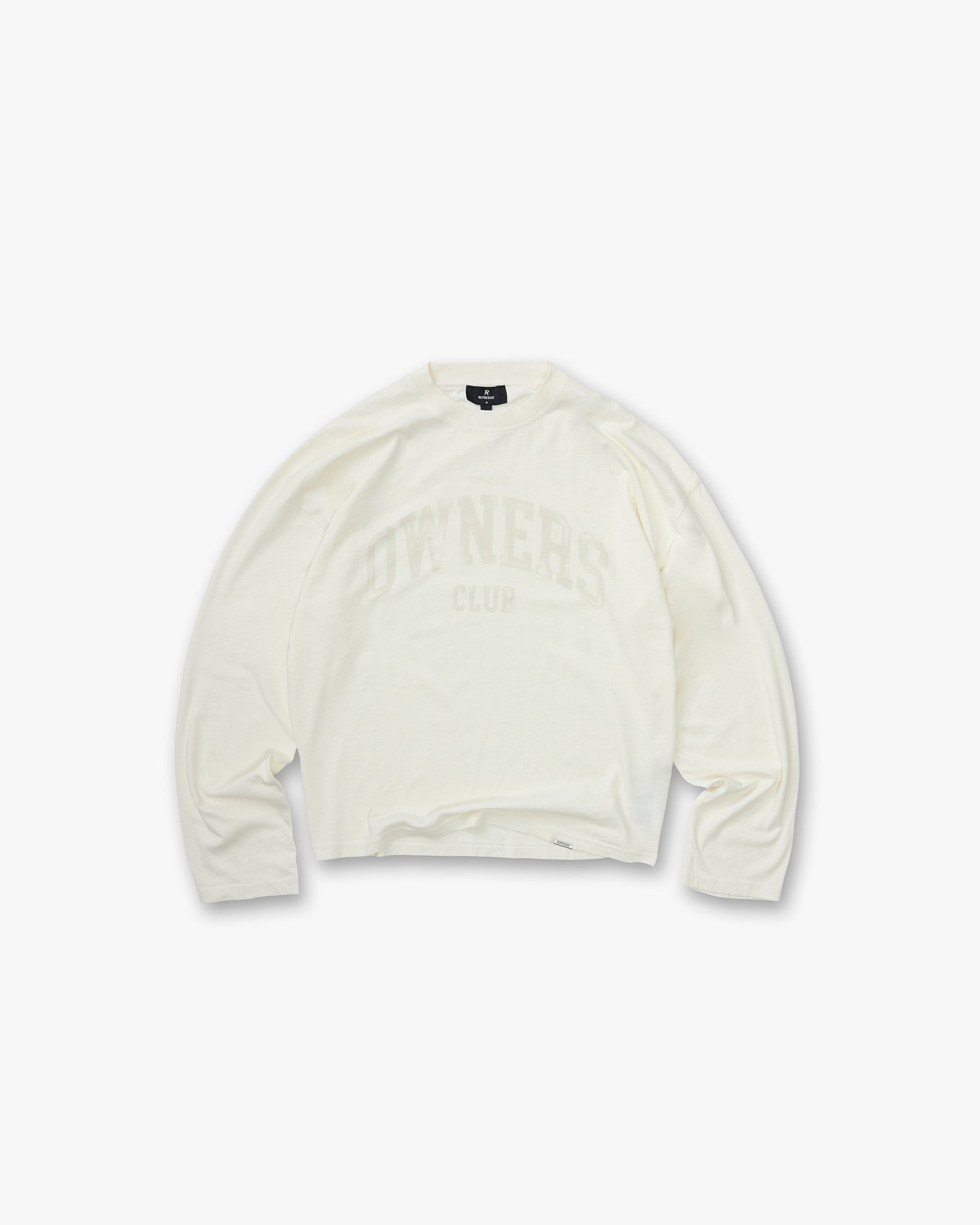 Represent Owners Club Long Sleeve T-Shirt - Chalk