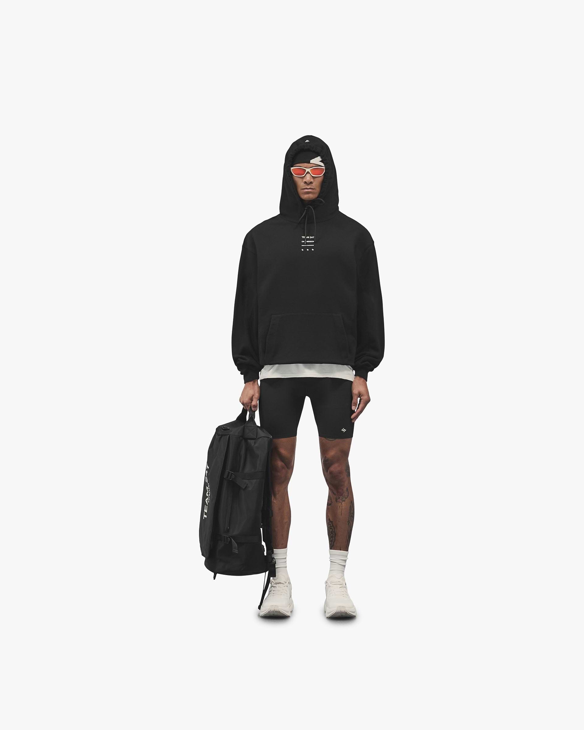 247 Uprising Oversized Hoodie - Black