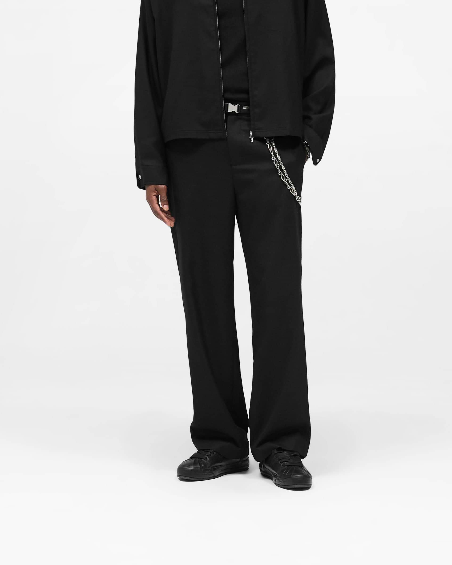 Wool Pant - Jet Black