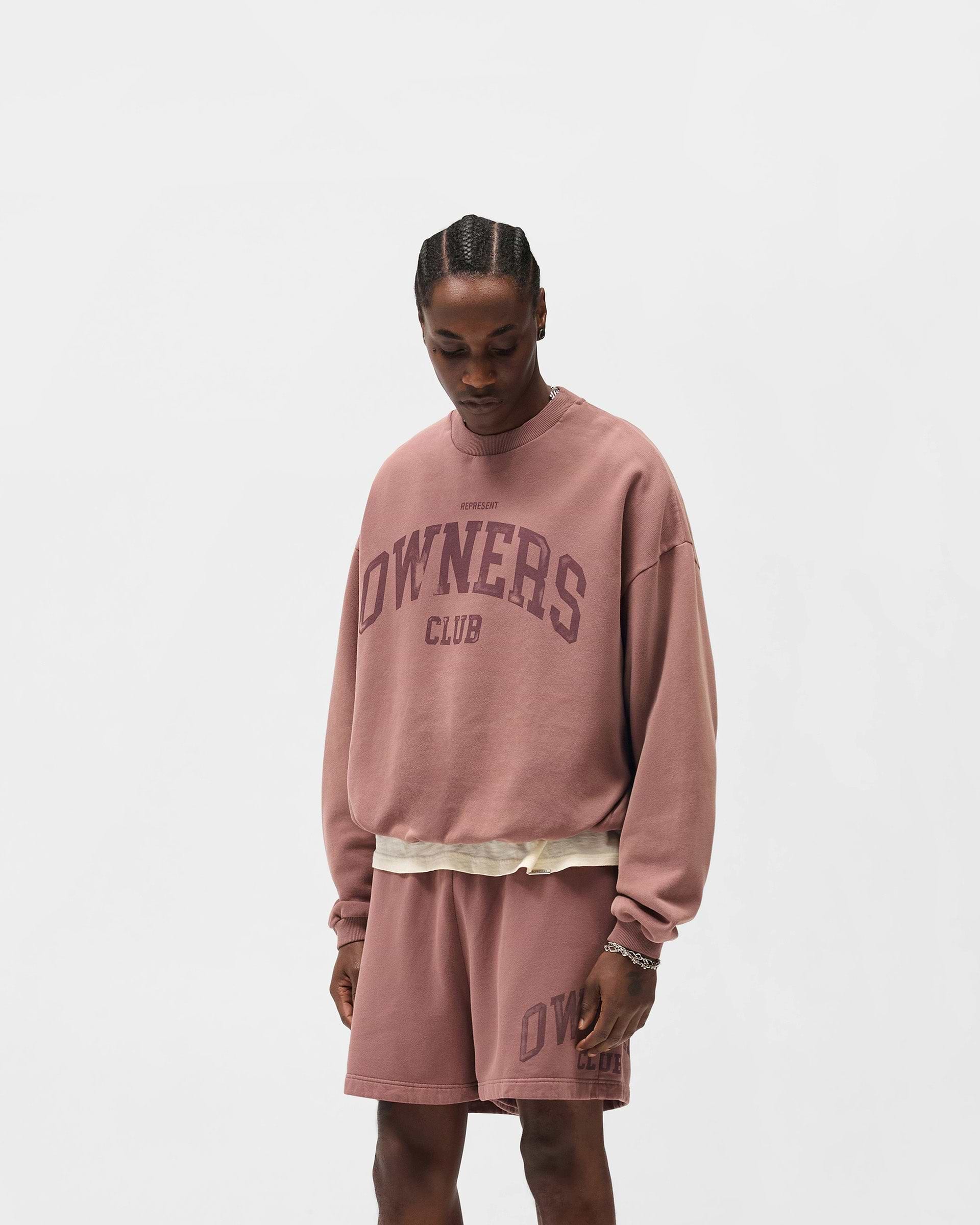 Represent Owners Club Sweater - Smoked Rose