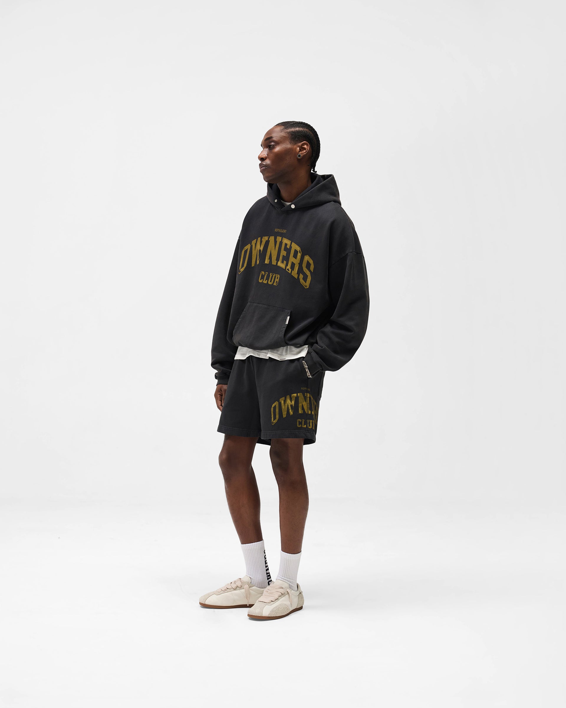 Represent Owners Club Shorts - Faded Black