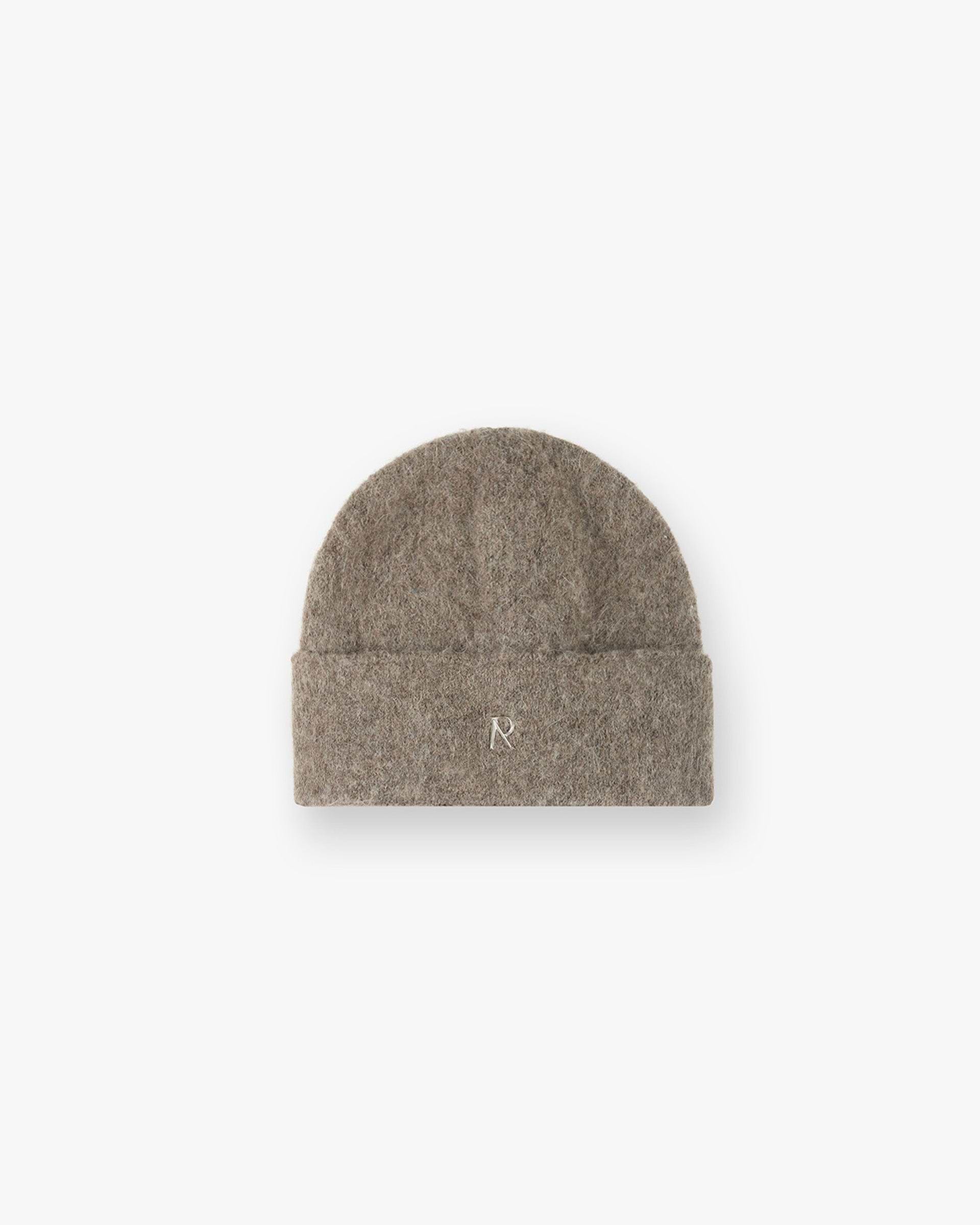 Textured Knit Beanie - Nero