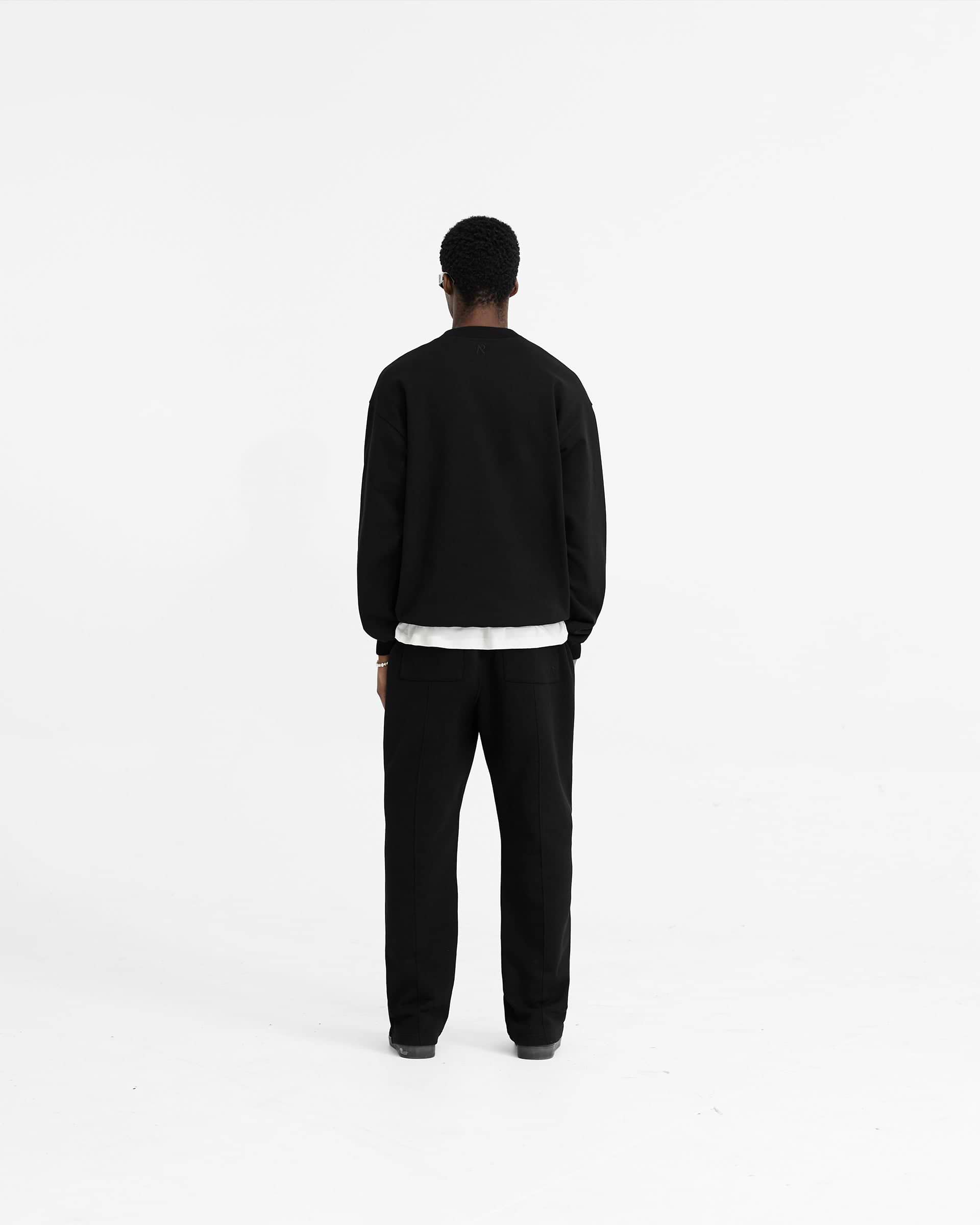 Initial Suéter Oversized - Negro