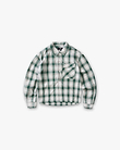 Waffle Flannel - Dark Green - XS / Dark Green