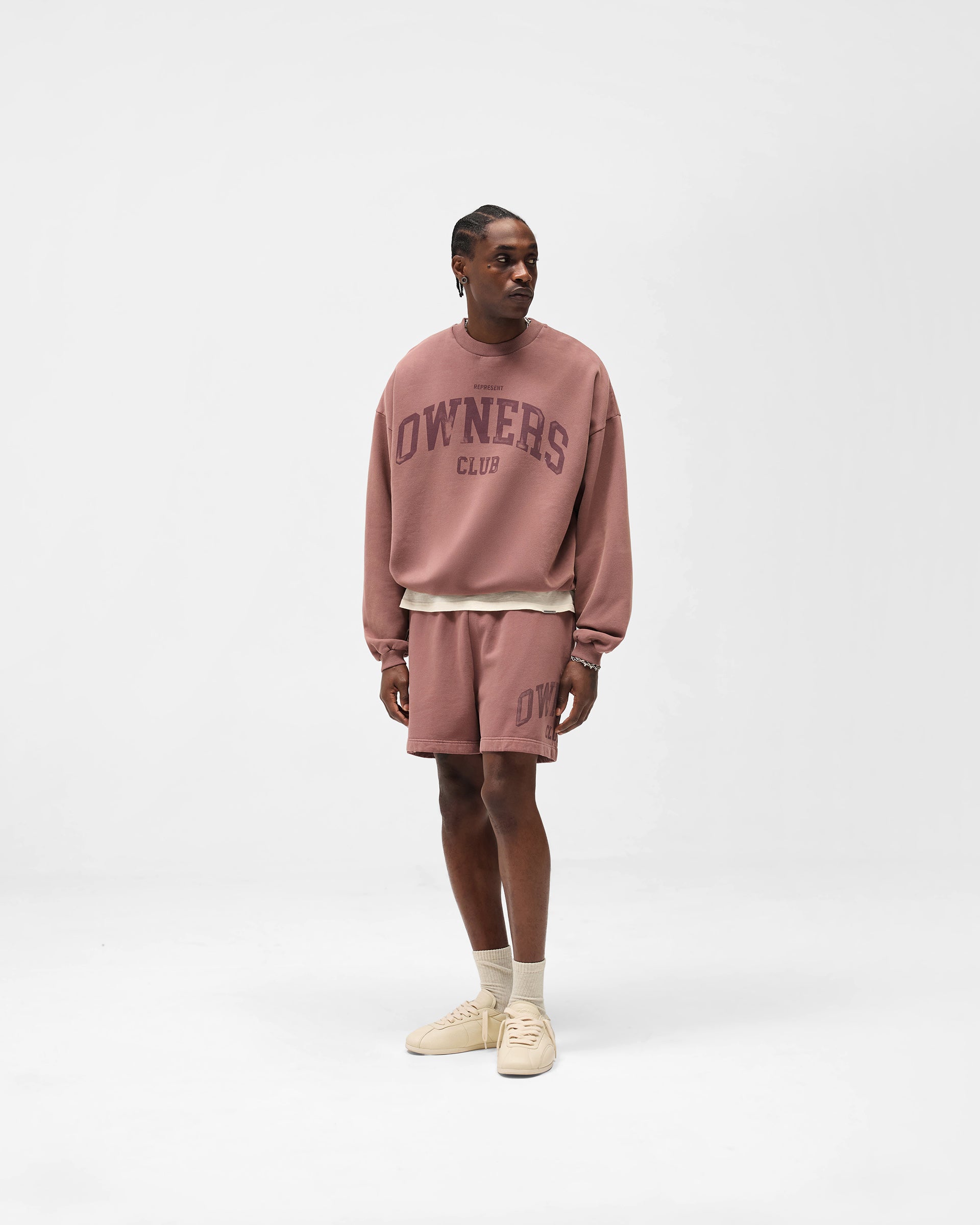 Represent Owners Club Sweater - Smoked Rose