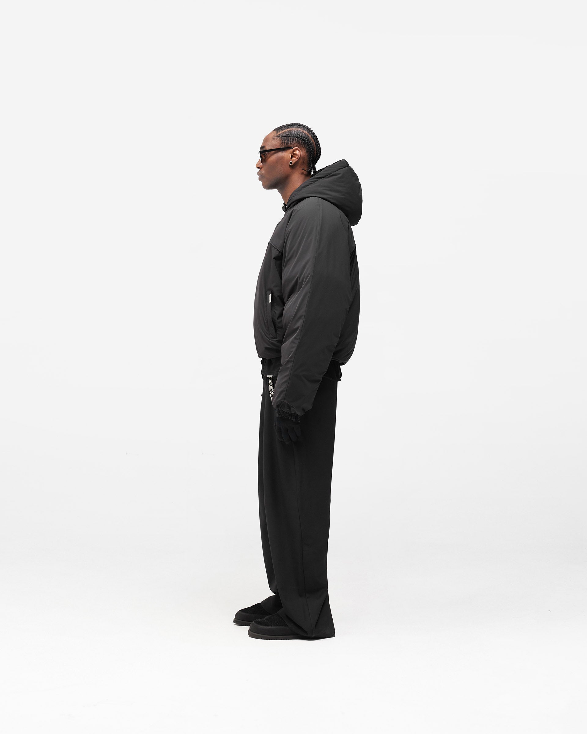 Arch Pullover Puffer - Jet Black