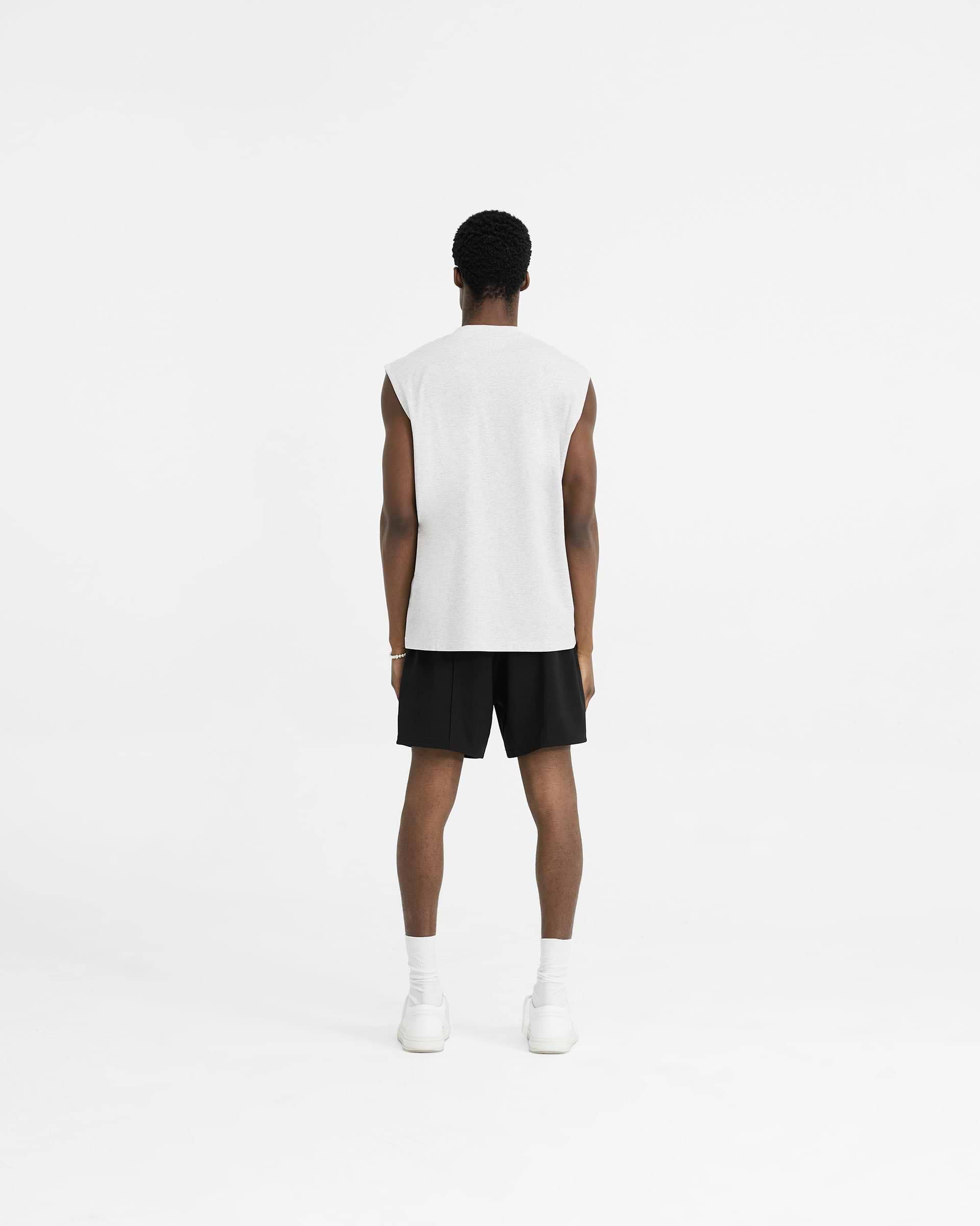 Initial Boxy Tank - Gris Hielo Jaspeado
