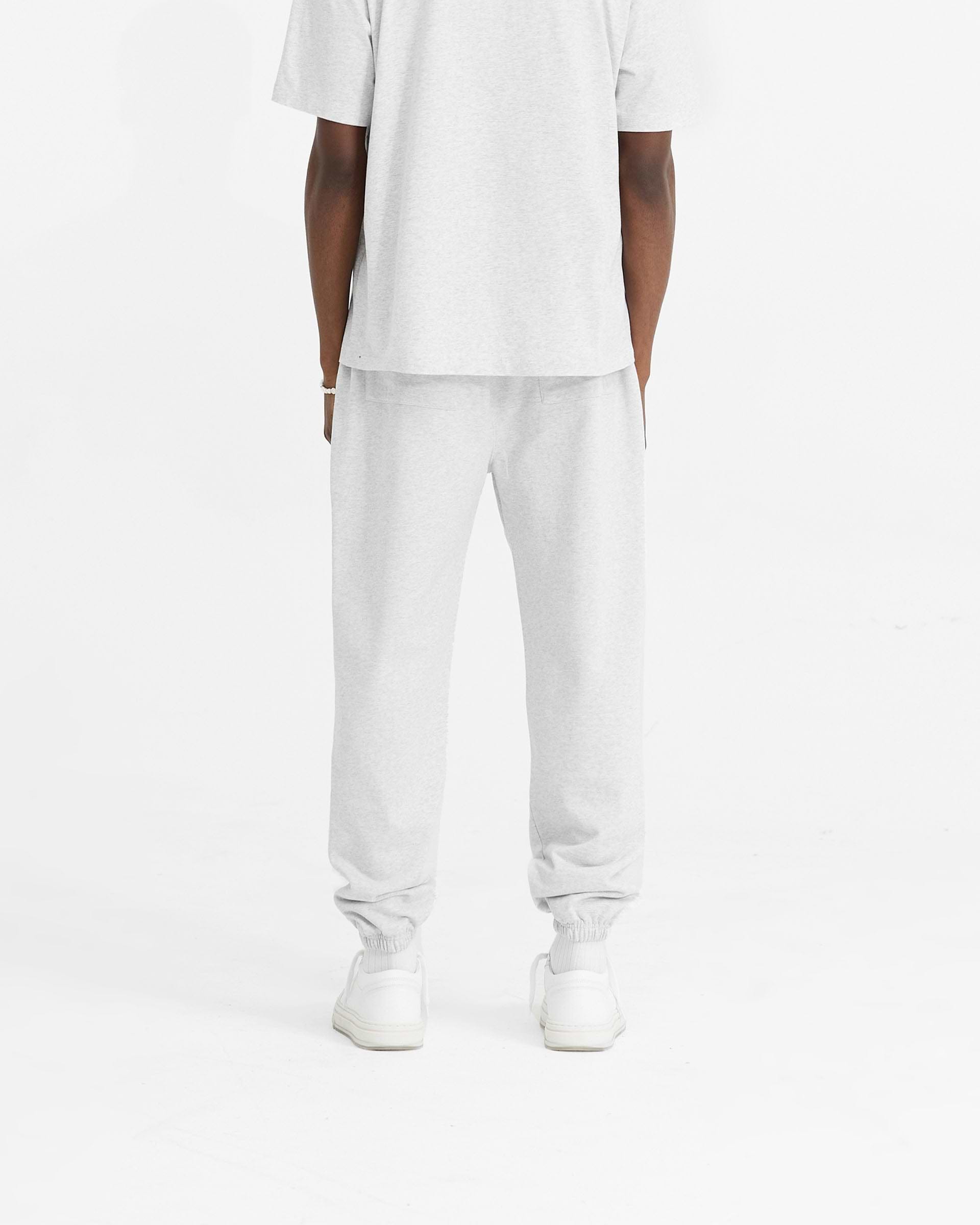 Initial Cuffed Sweatpant - Gris Hielo Jaspeado