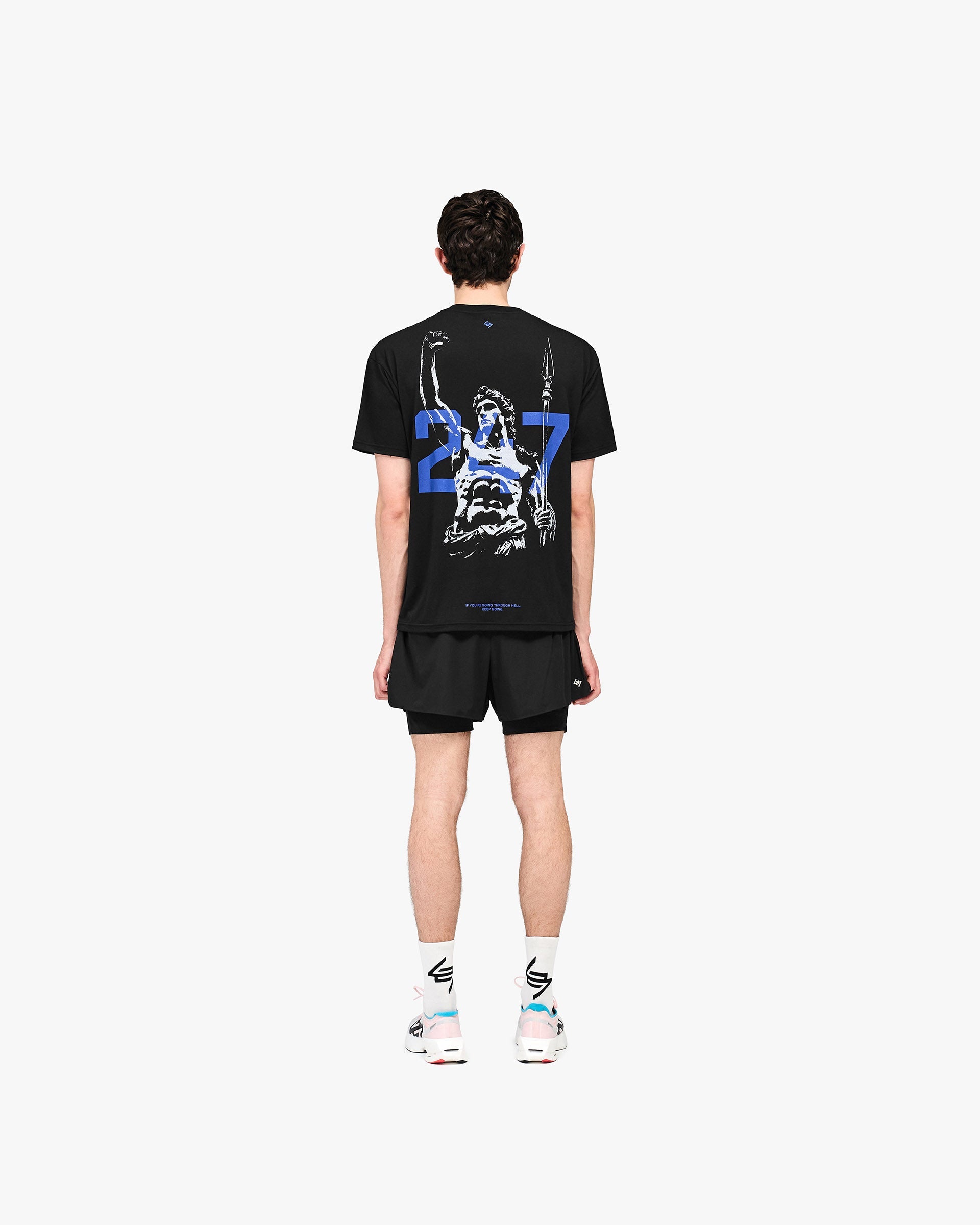 247 Stockholm Oversized T-Shirt - Jet Black