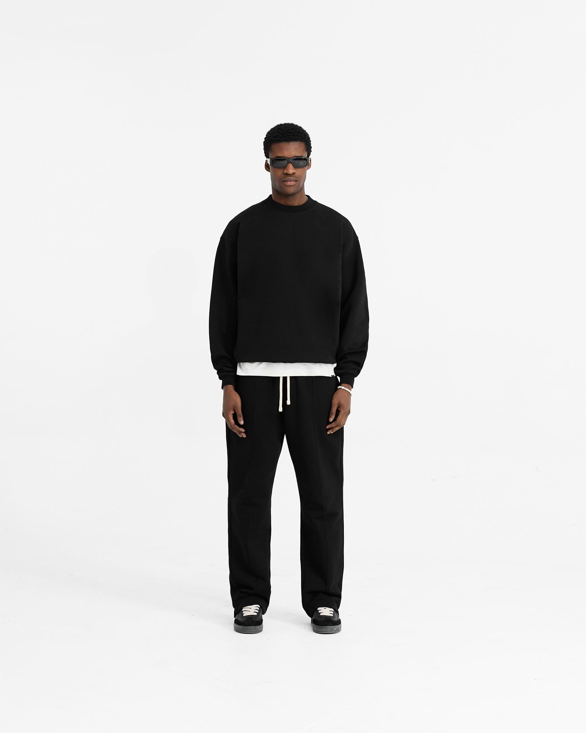 Initial Suéter Oversized - Negro