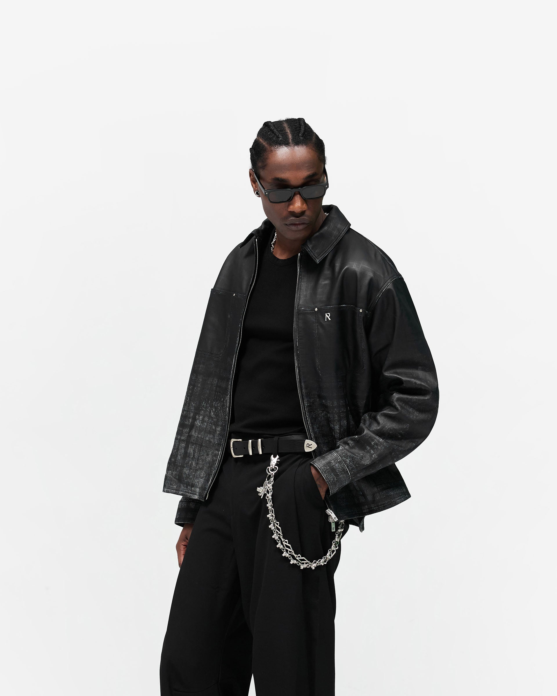 Rodeo Leather Jacket - Jet Black