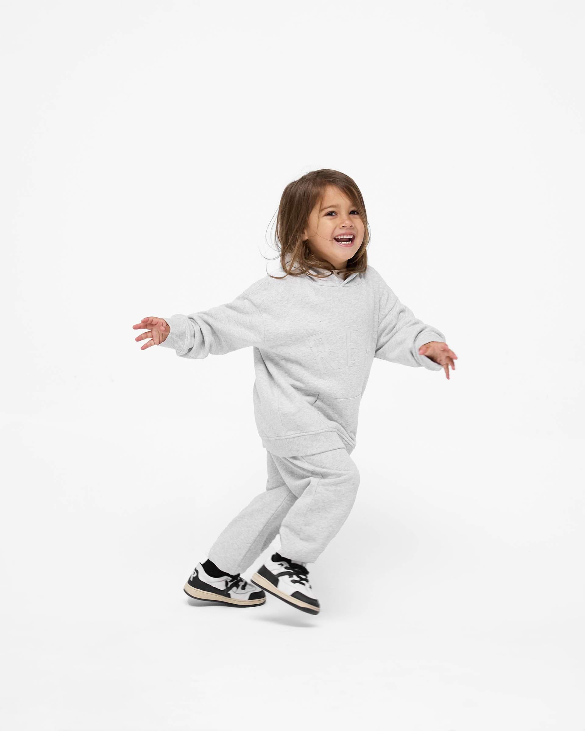 Mini Rep Applique Sweatpants - Gris Jaspeado