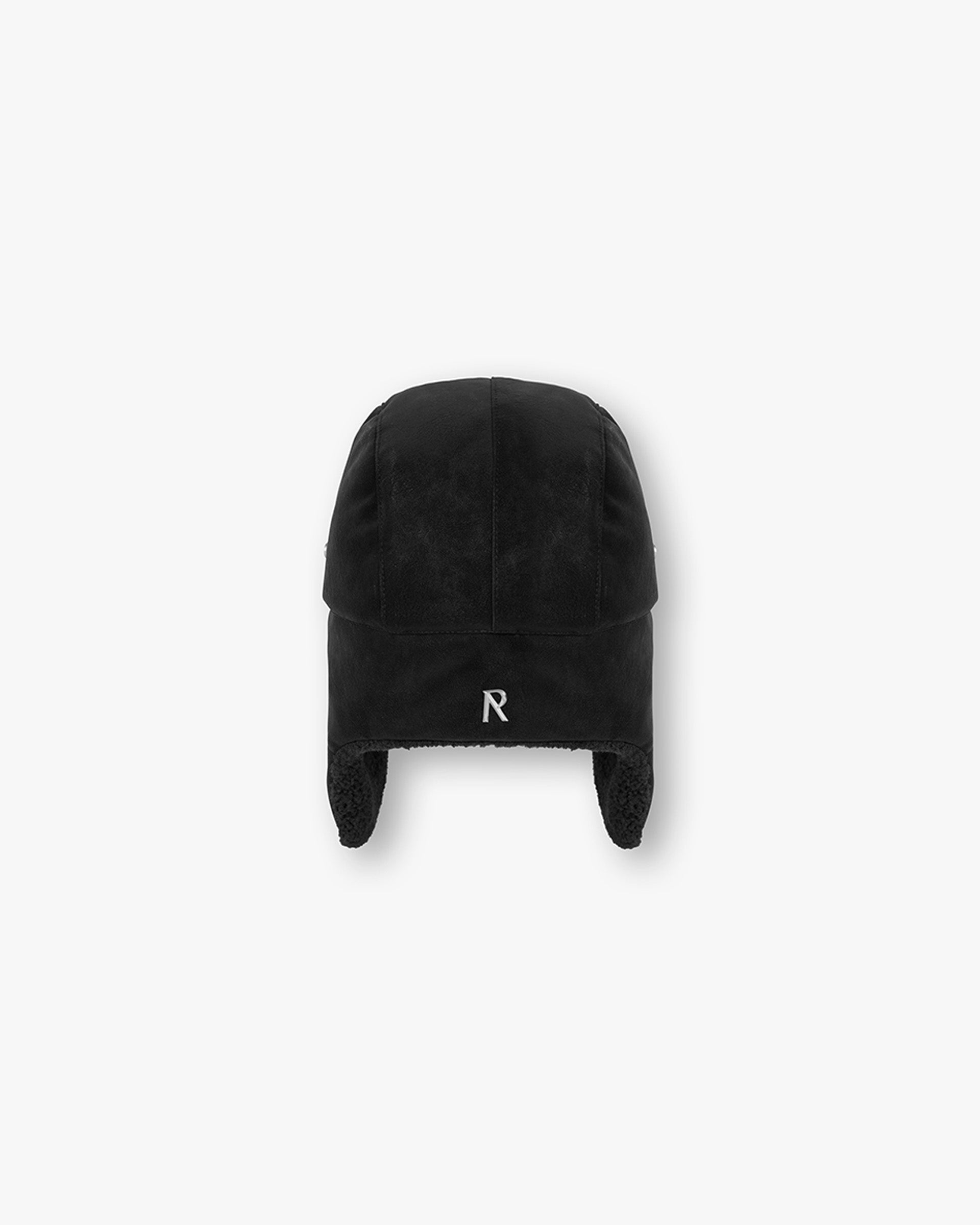 Shearling Trapper - Jet Black