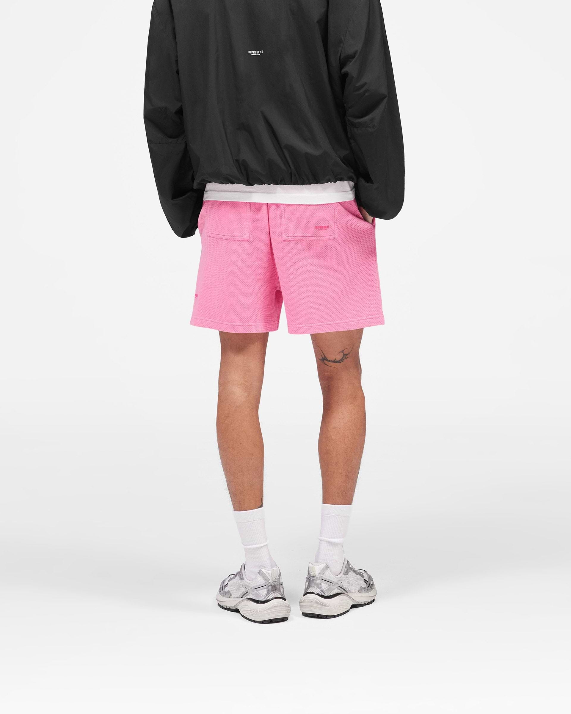 Micro Owners Club Mesh Shorts - Pink Lemonade