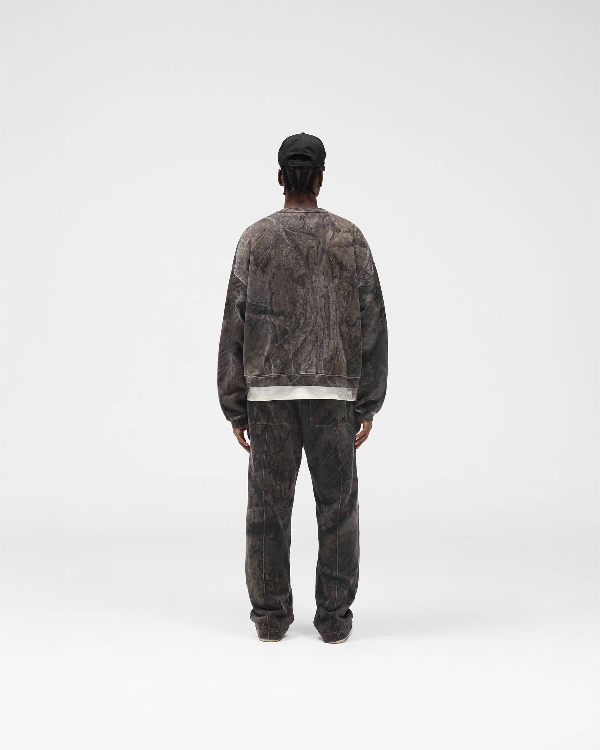 Initial Overdye Realtree® Boxy Sweater - Overdyed Black