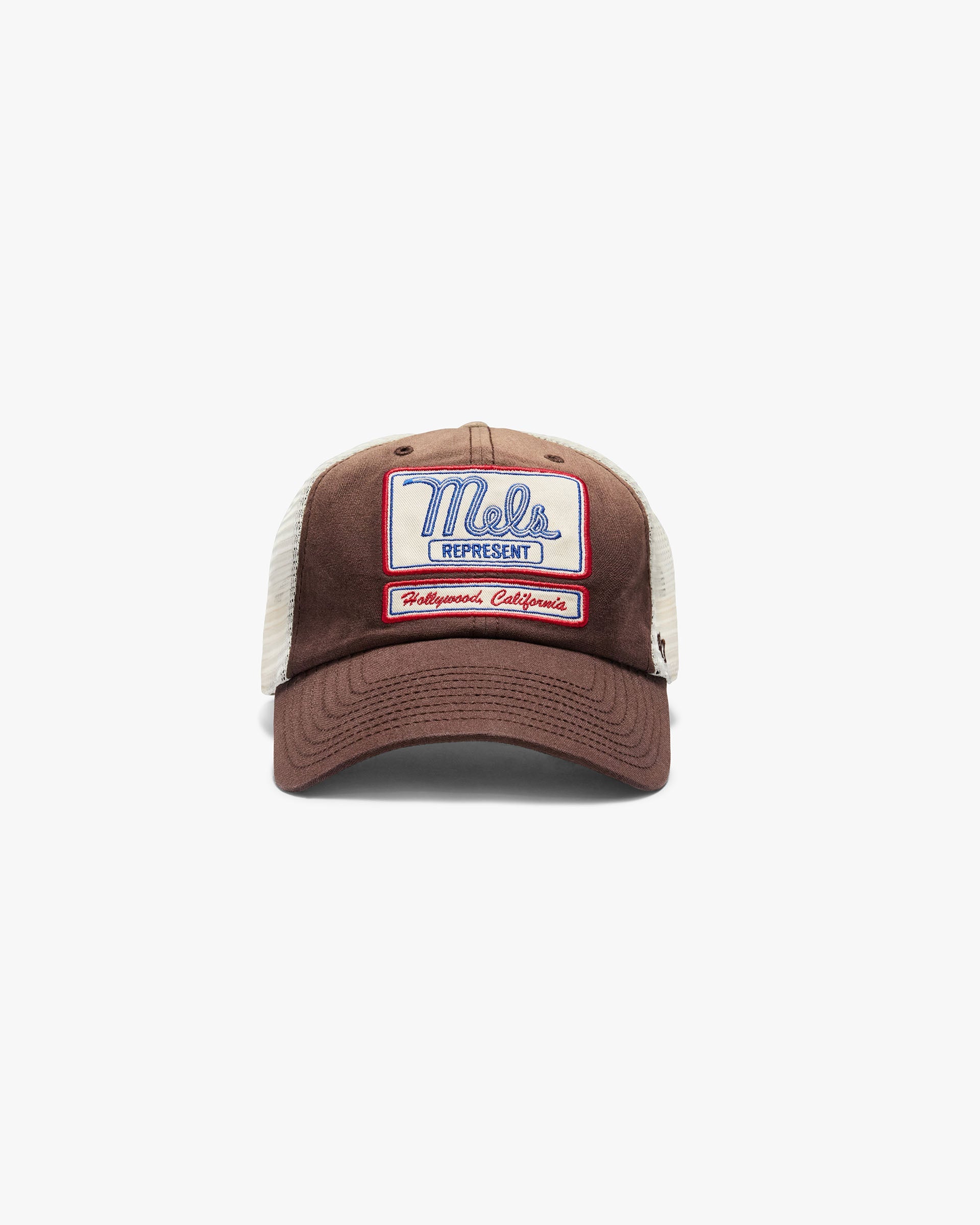 Represent x Mels Diner x 47 Cap - Brown