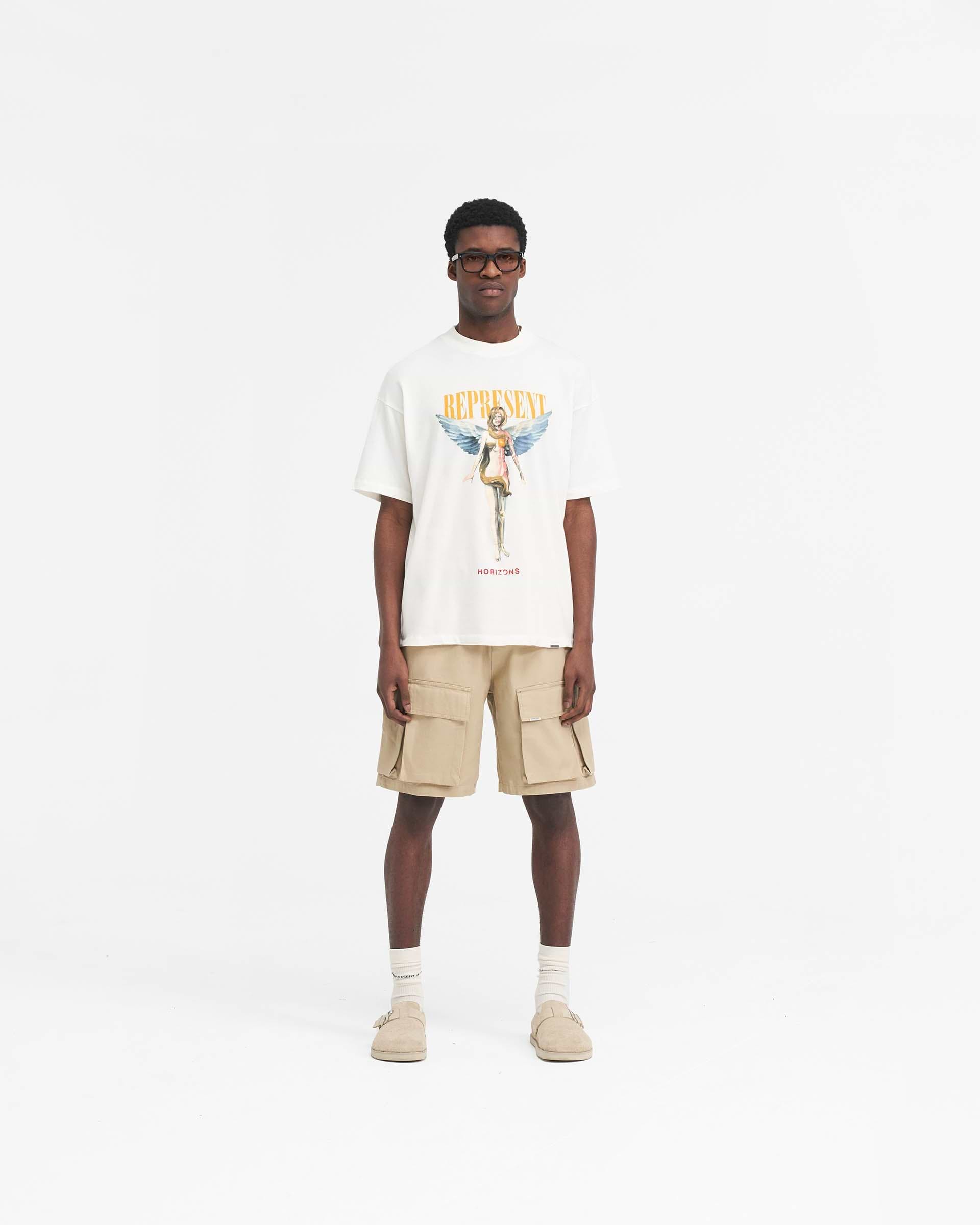 Baggy Cotton Cargo Short - Sandstein
