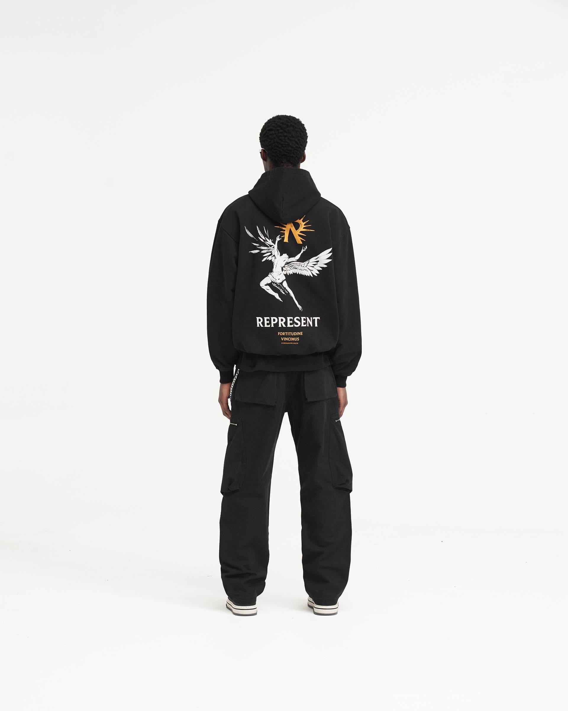 Sweat à capuche Icare - Noir de jais