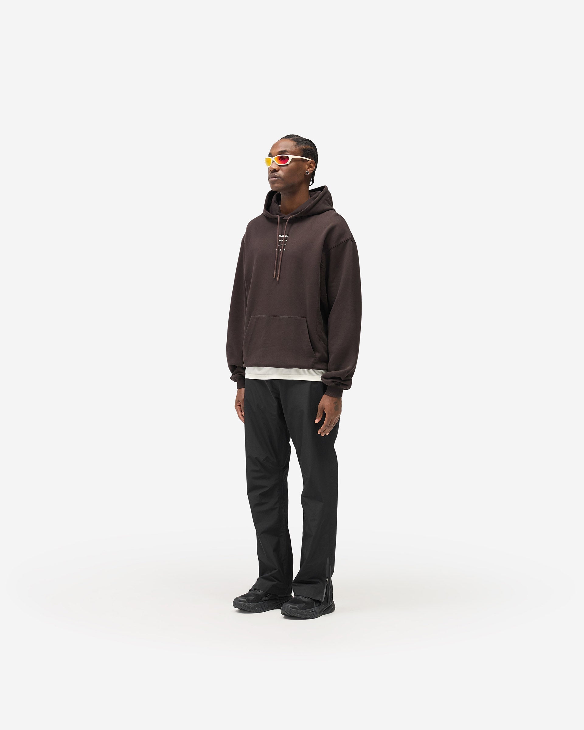 247 Uprising Oversized Hoodie - Chocolate