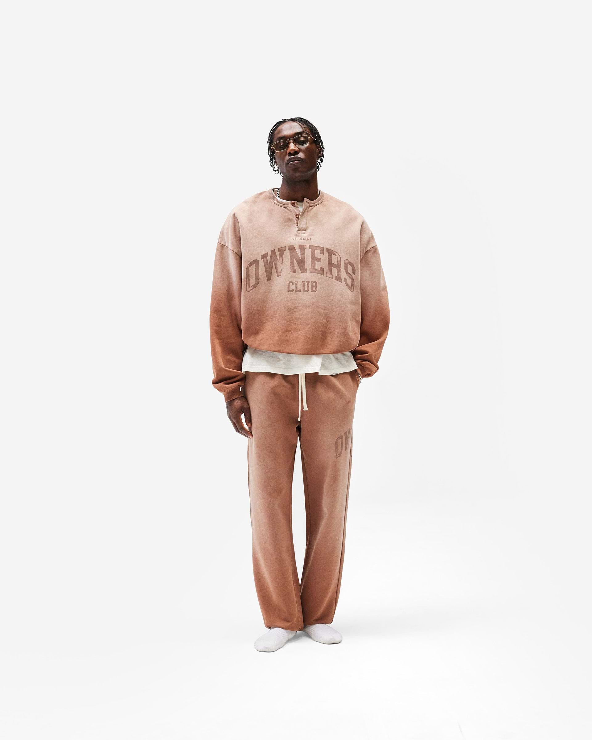 Represent Owners Club Henley Sweater - Sienna