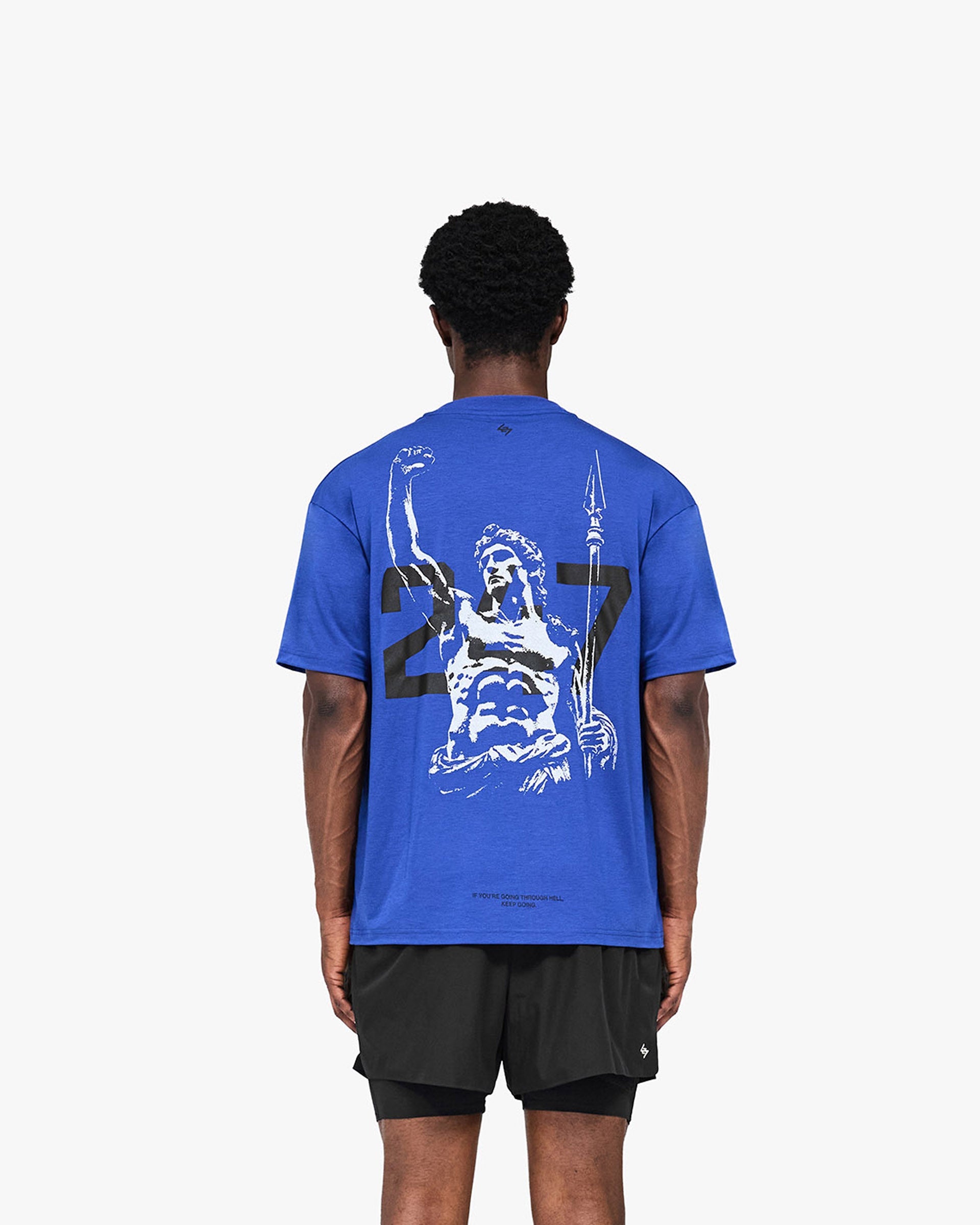 247 Stockholm Oversized T-Shirt - Blue
