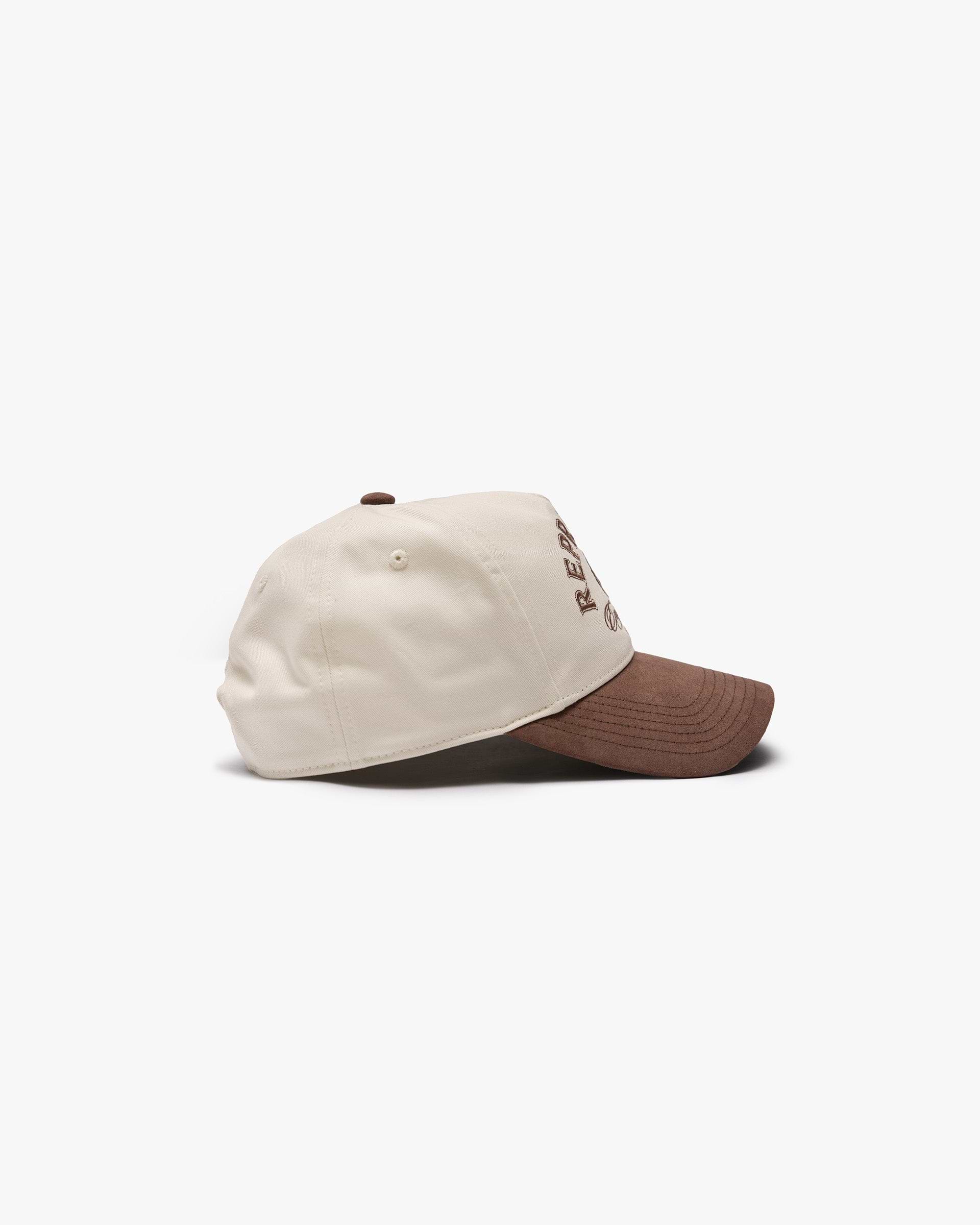 Initial Crest Cap - Antique White