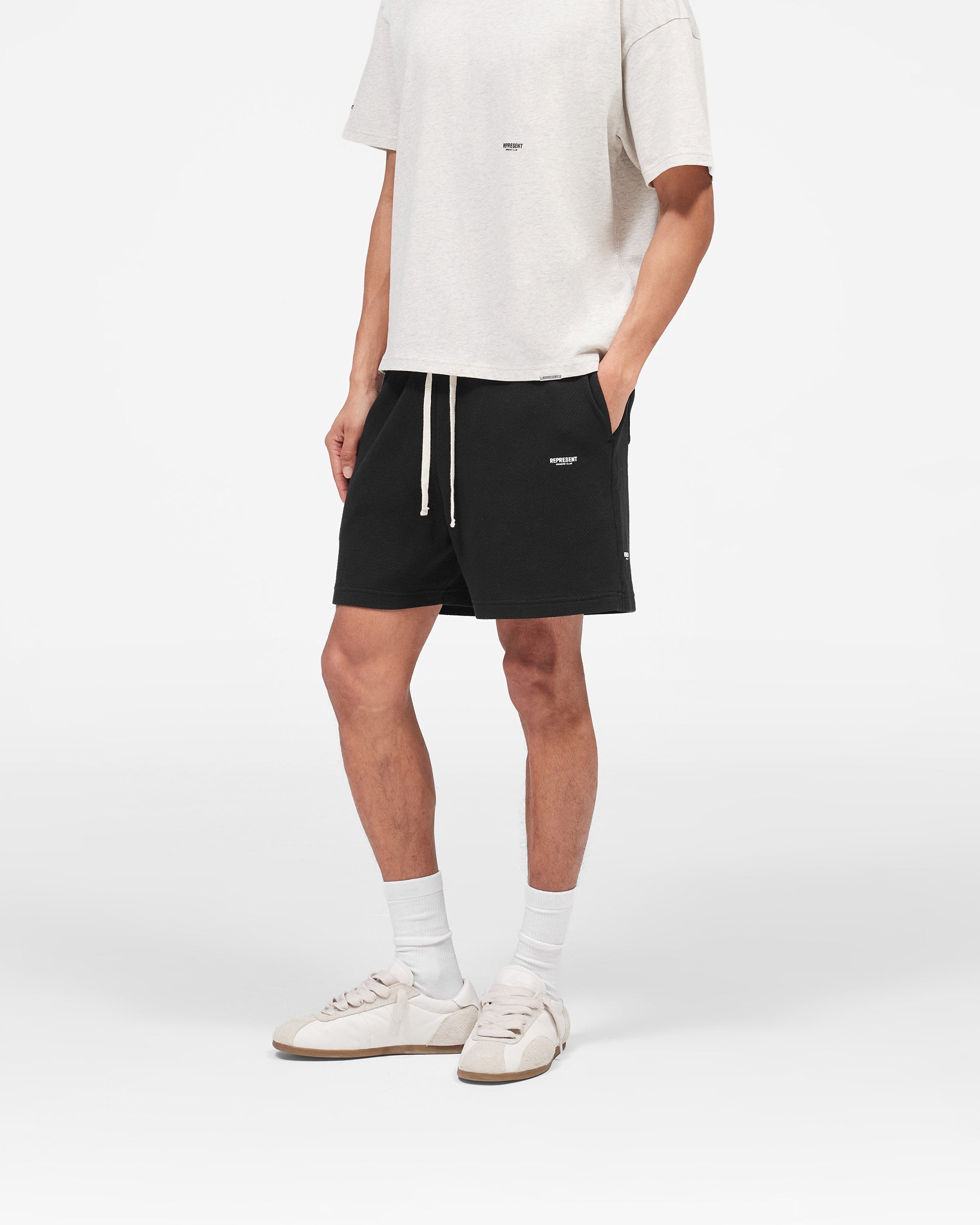 Micro Owners Club Mesh Shorts - Black