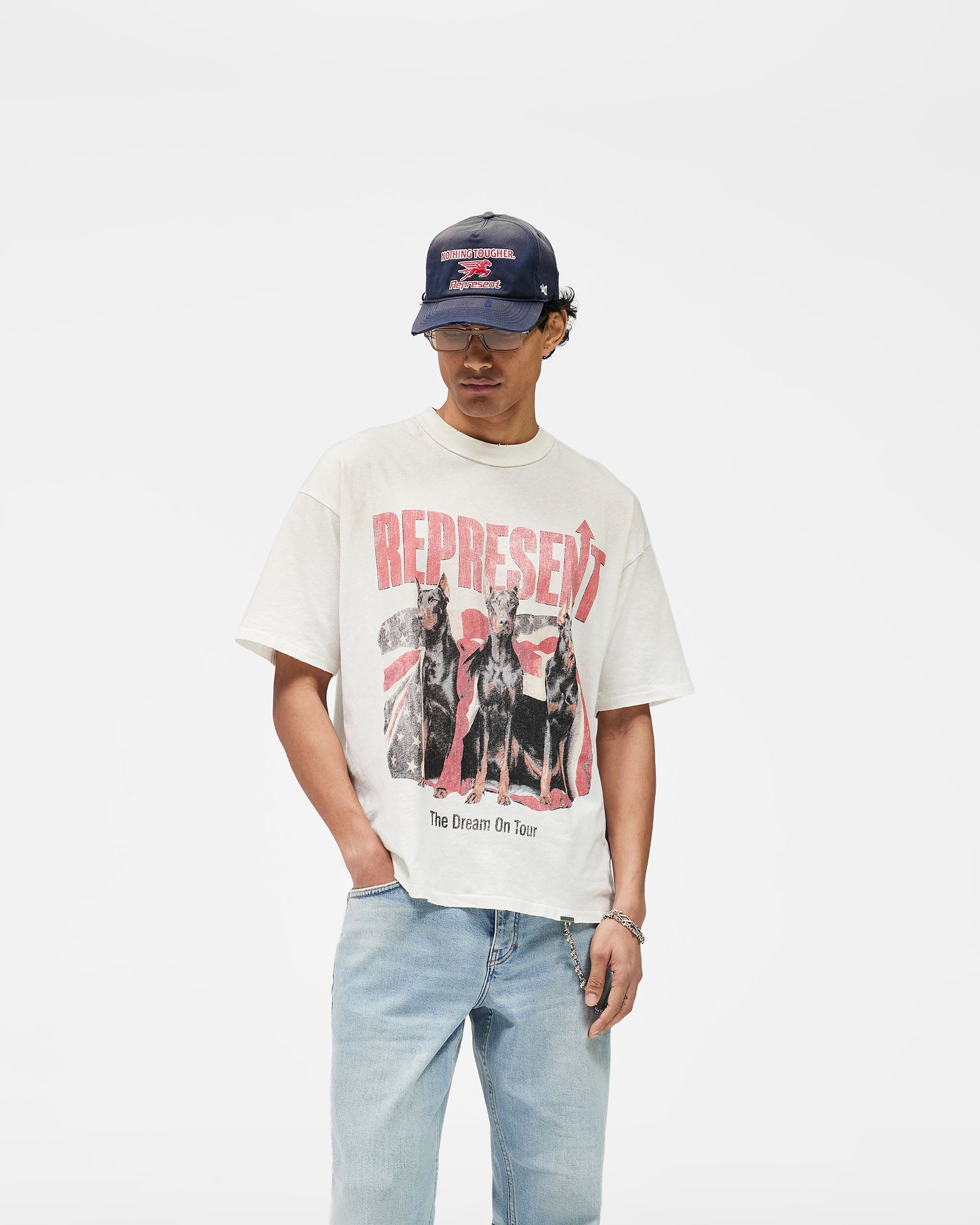 Dream On Tour T-Shirt - Washed Ecru