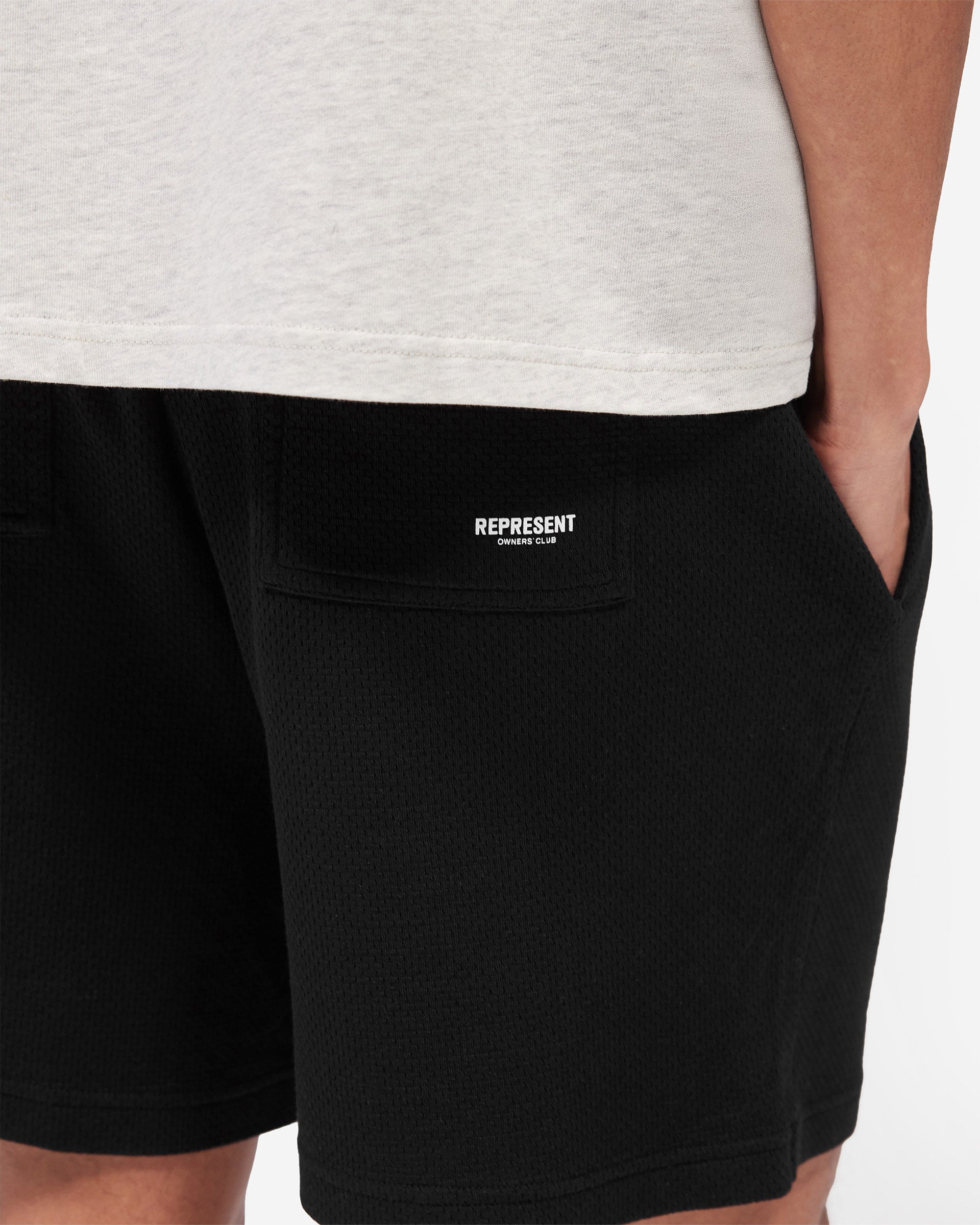 Micro Owners Club Mesh Shorts - Black