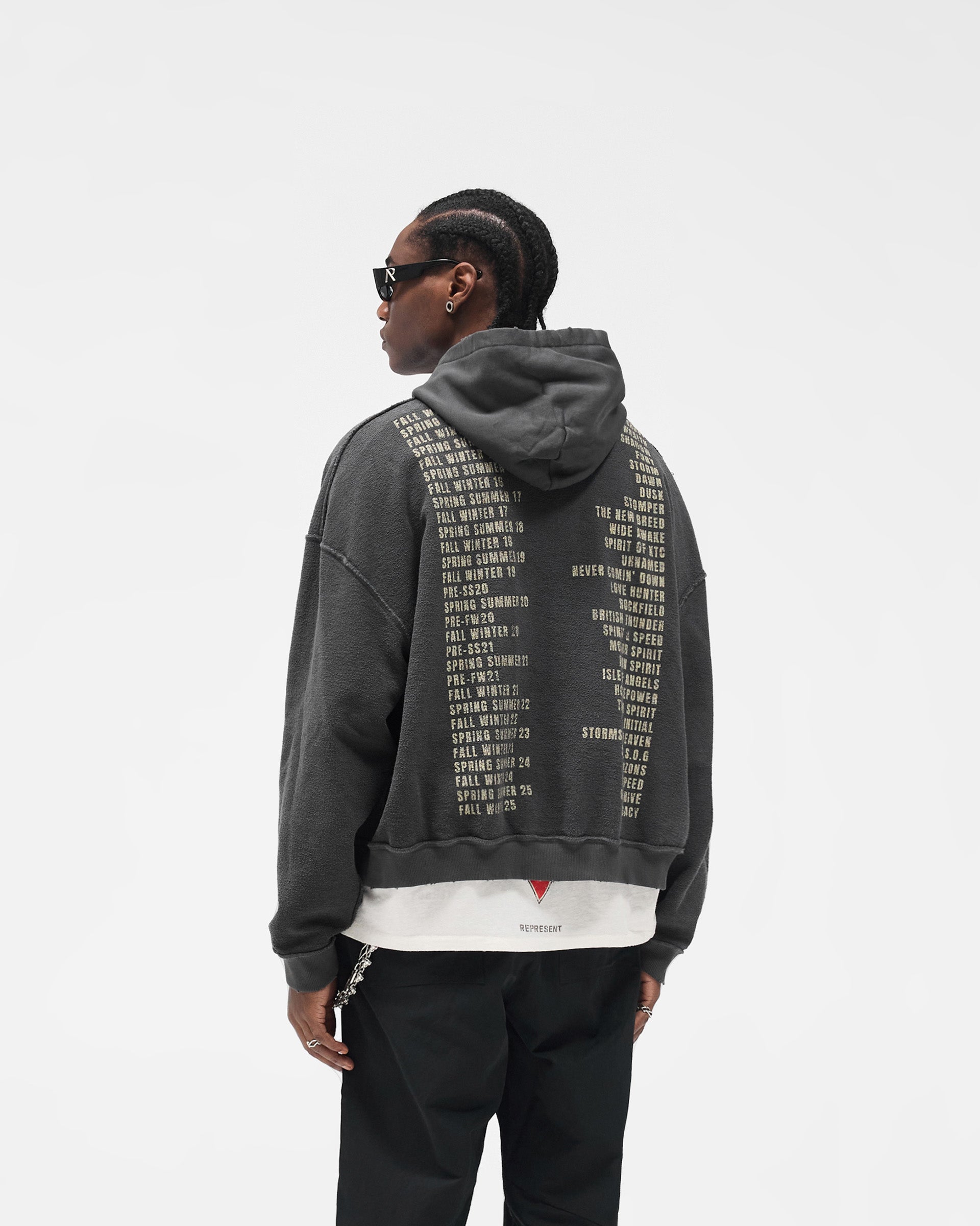 Reversible Living Legacy Tour Hoodie - Sun Fade Grey