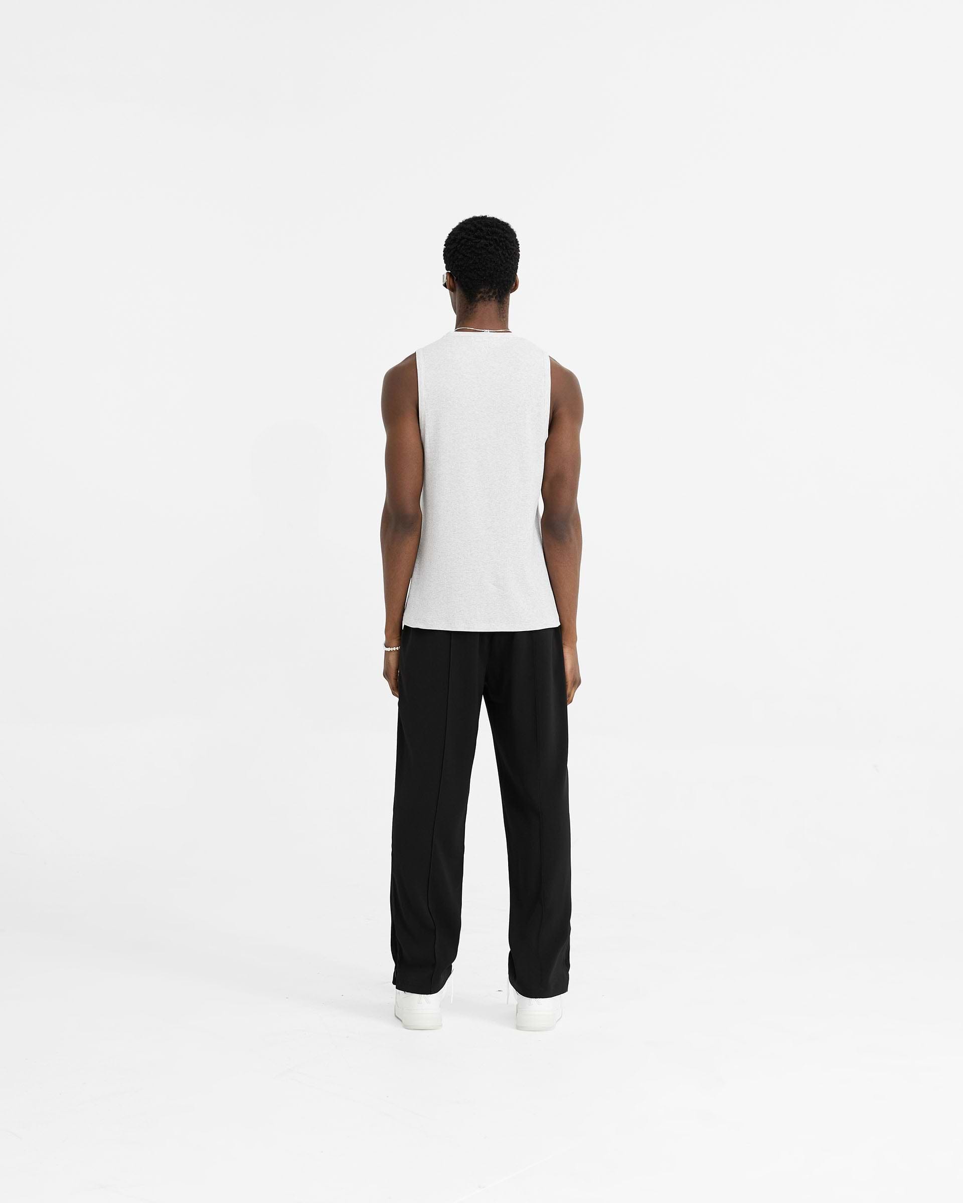 Initial Rib Vest - Gris Hielo Jaspeado