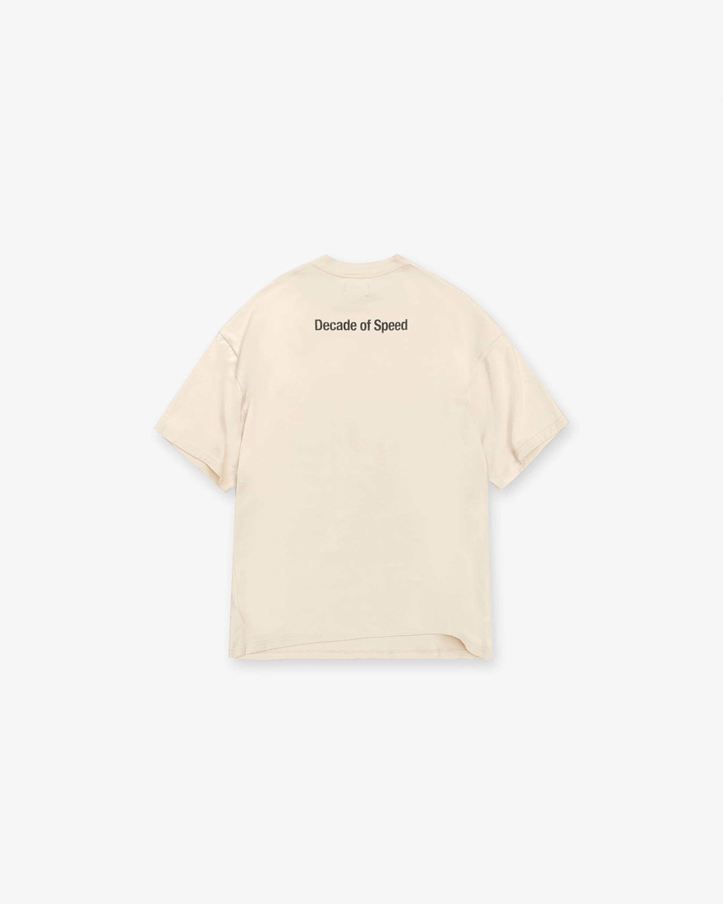 Decade Of Speed T-Shirt - Cream