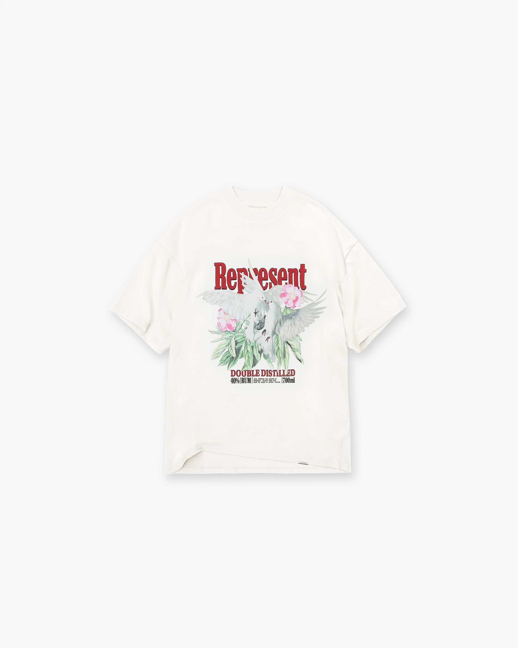 T-Shirt double distillation - Blanc plat