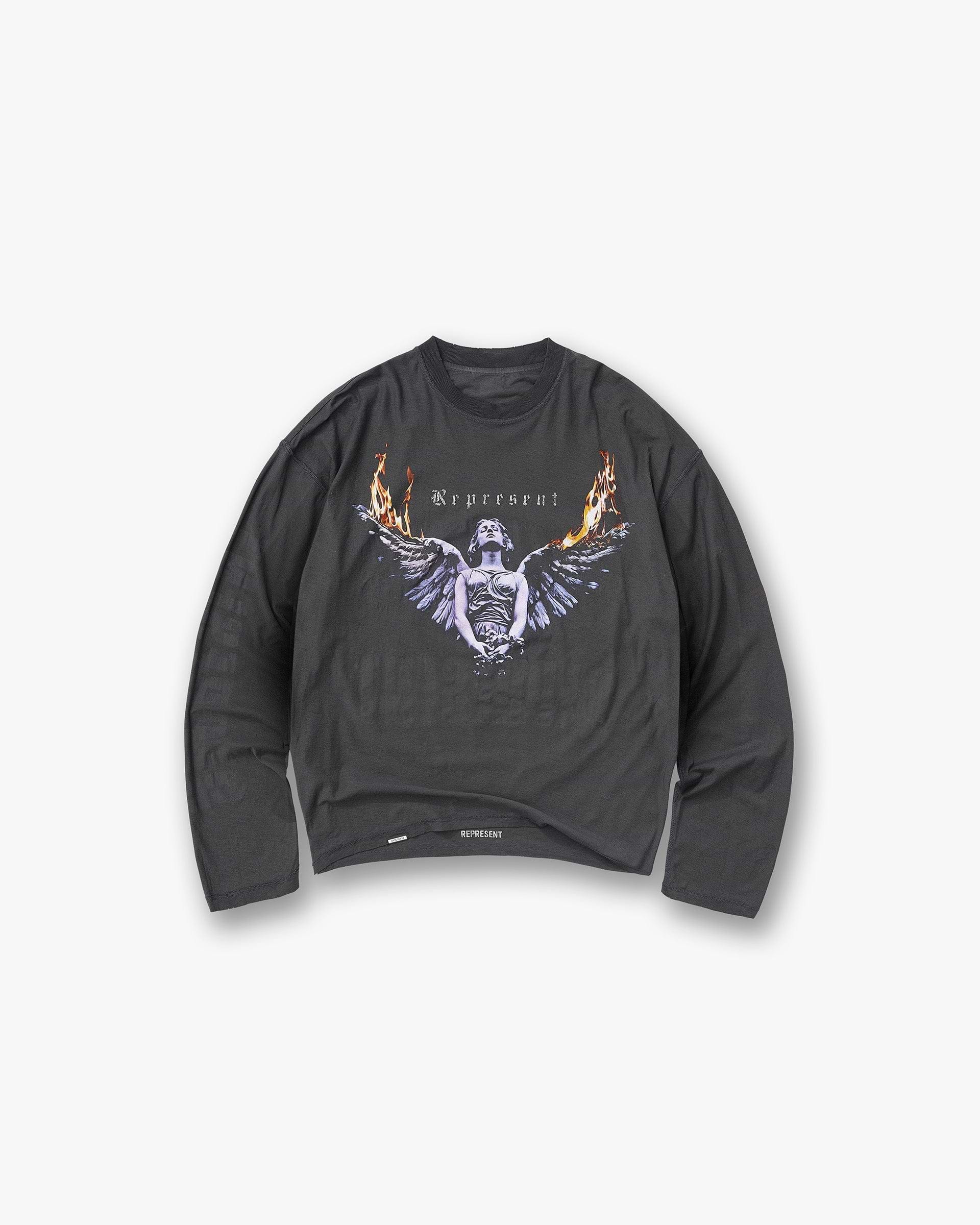 Reversible Living Legacy Tour Long Sleeve T-Shirt - Sun Fade Grey