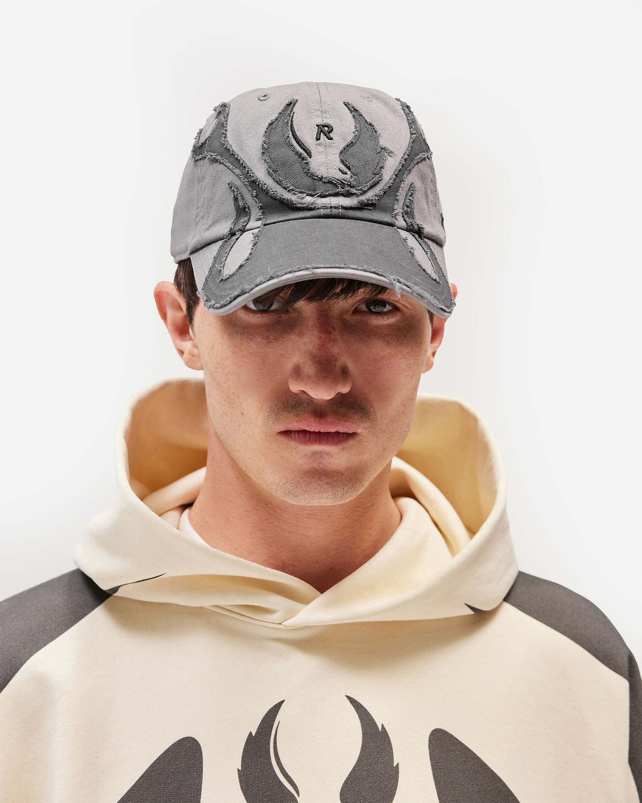 Represent x Belstaff Panelled Cap Charcoal | Accessories | REPRESENT