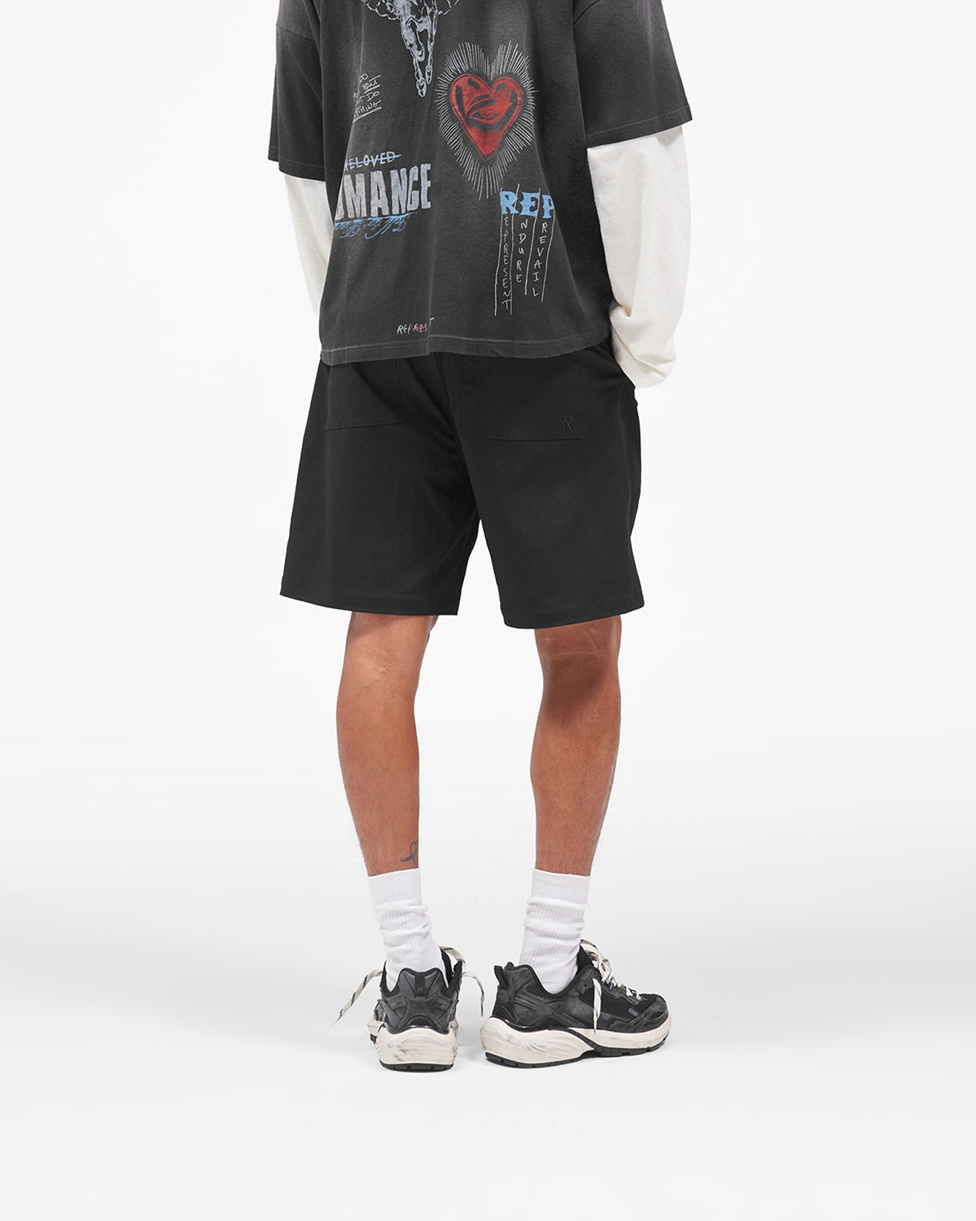 Nylon Cargo Short - Black
