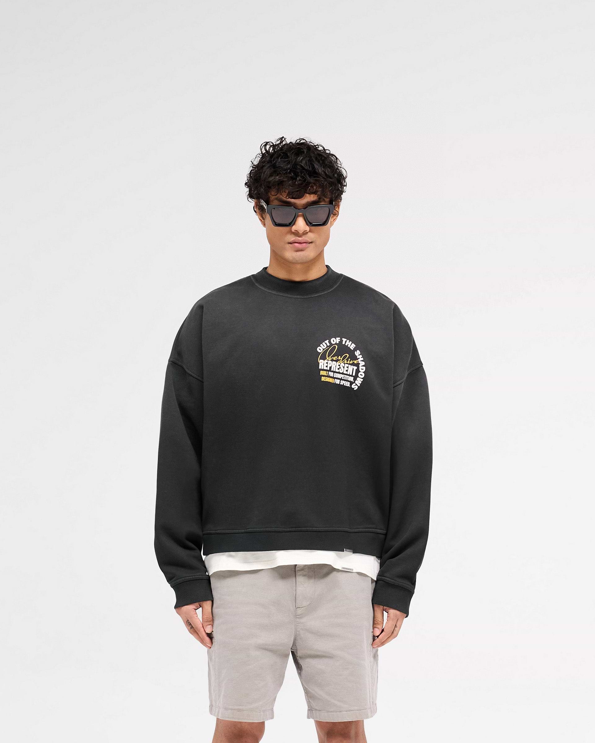 Out Of The Shadows Sweater - Stained Black