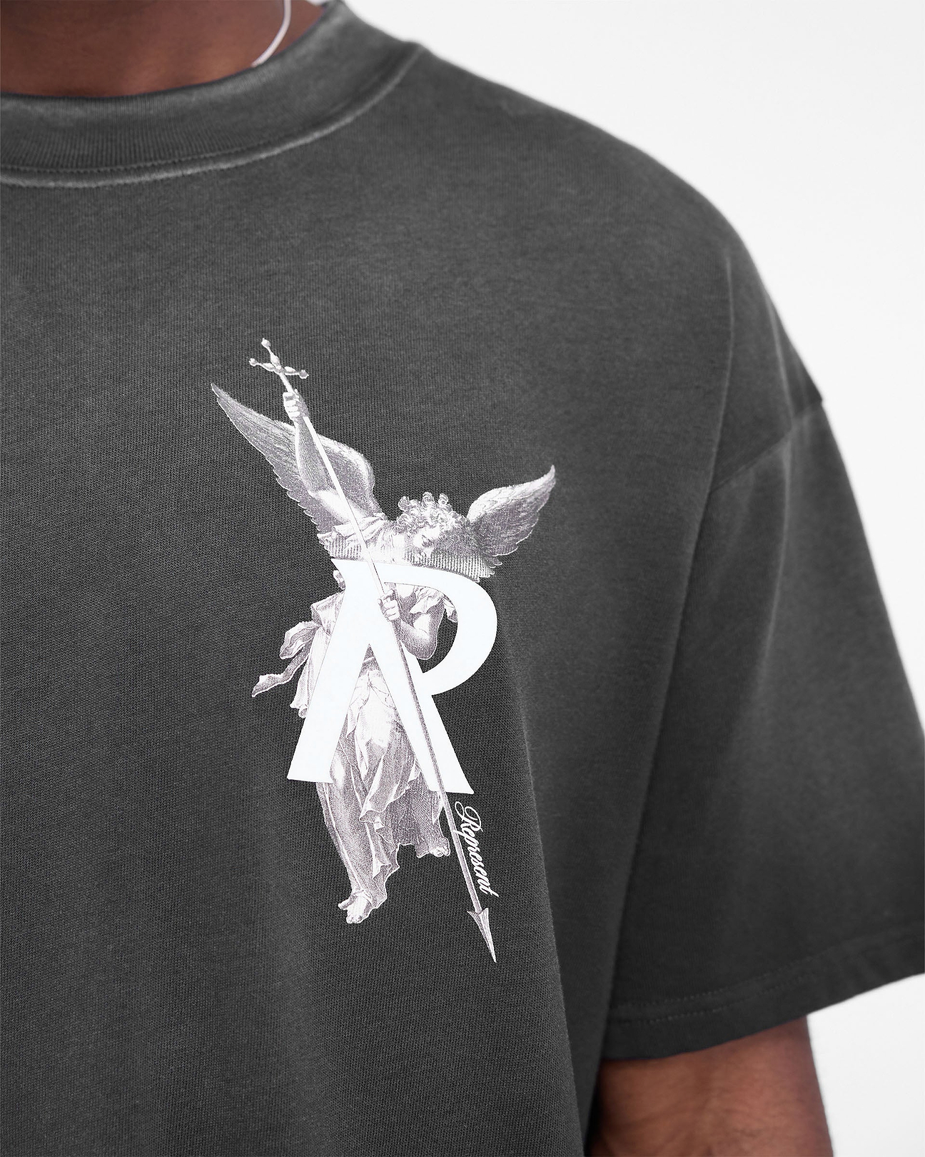 Archangel T-Shirt - Stained Black | REPRESENT