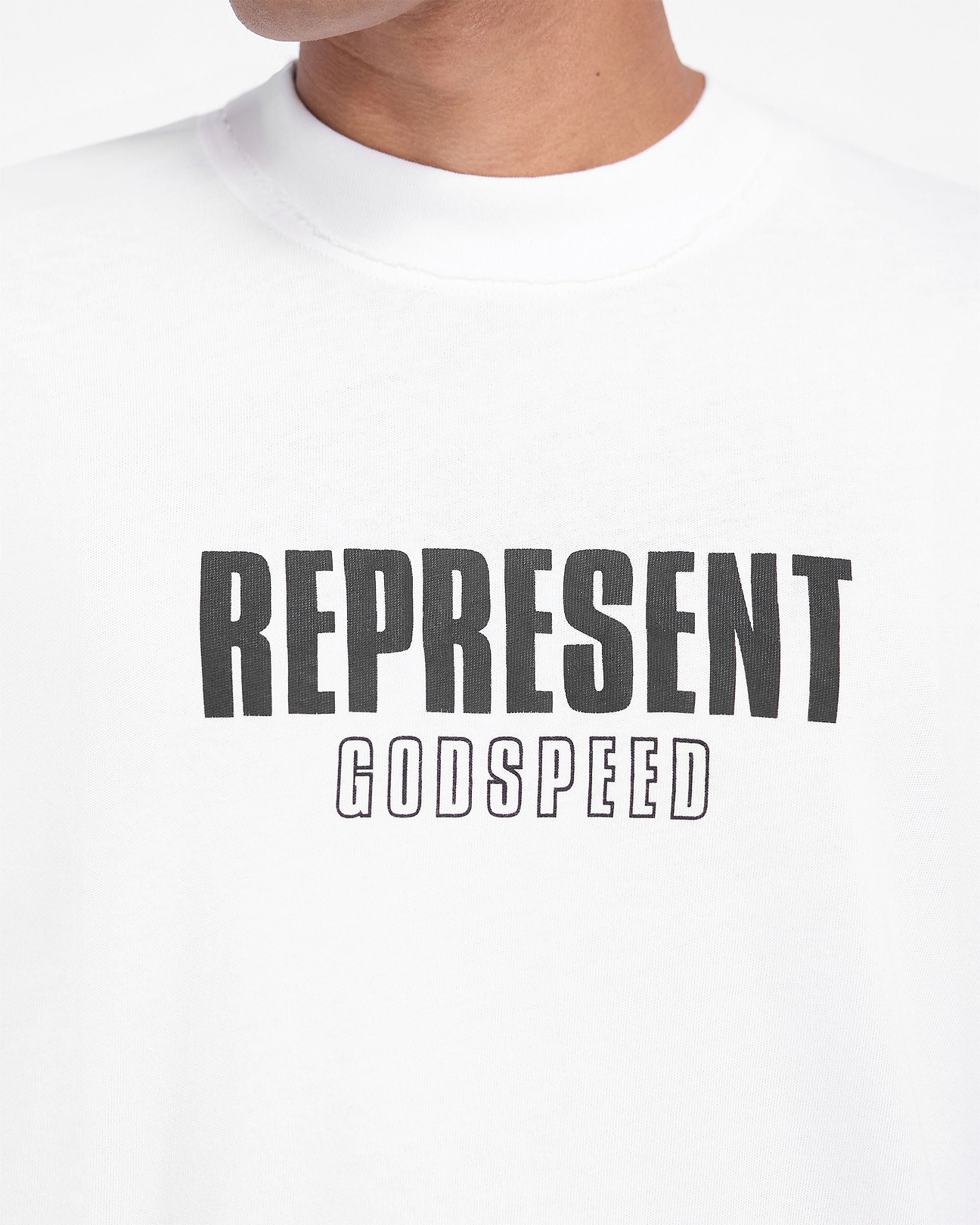 Flat White Godspeed T-Shirt | Graphic T shirts | REPRESENT