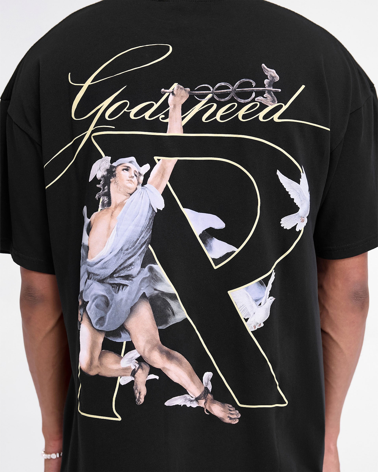 Jet Black Hermes T-Shirt | Graphic T shirts | REPRESENT