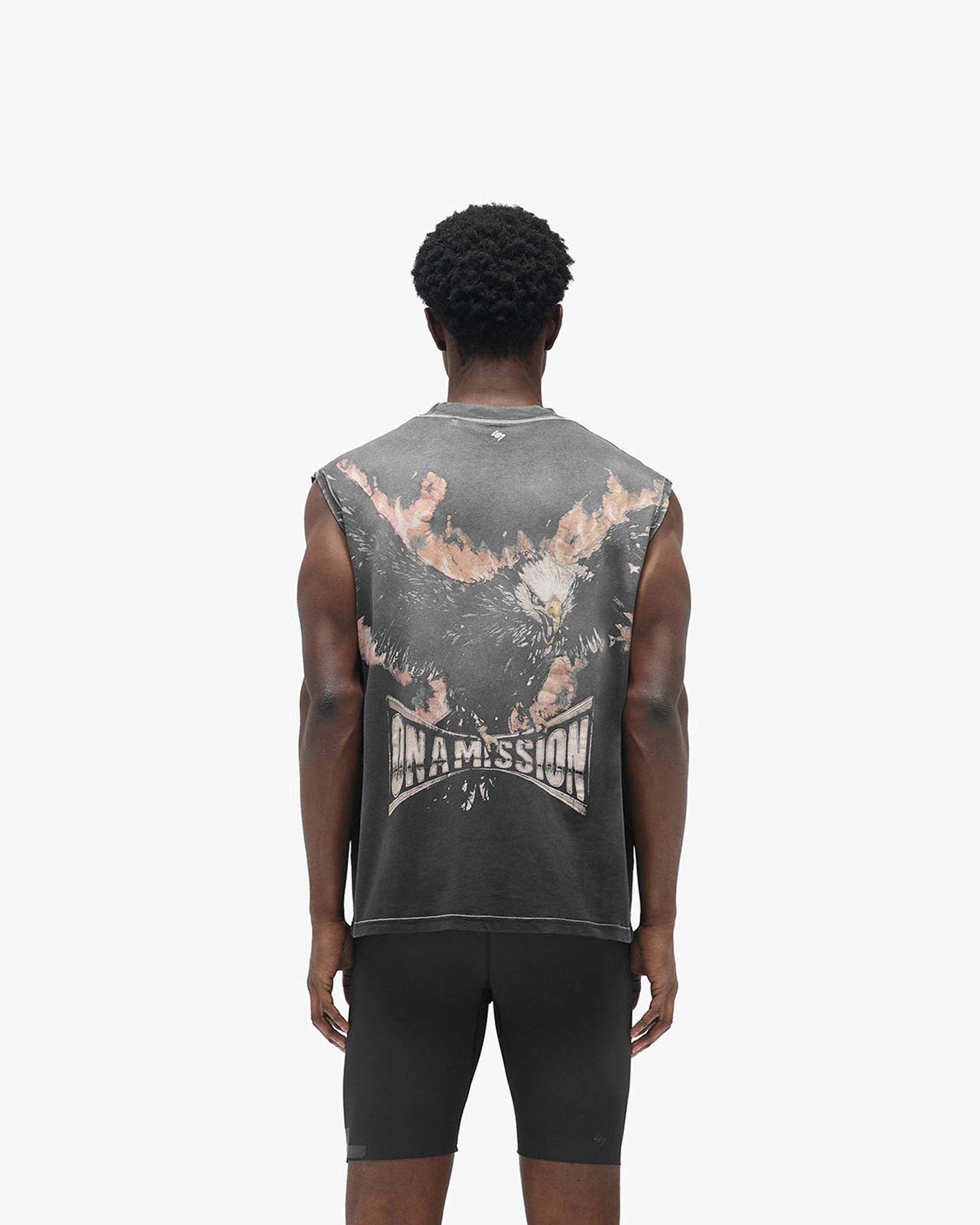 247 Ignite Oversized Tank - Vintage Black